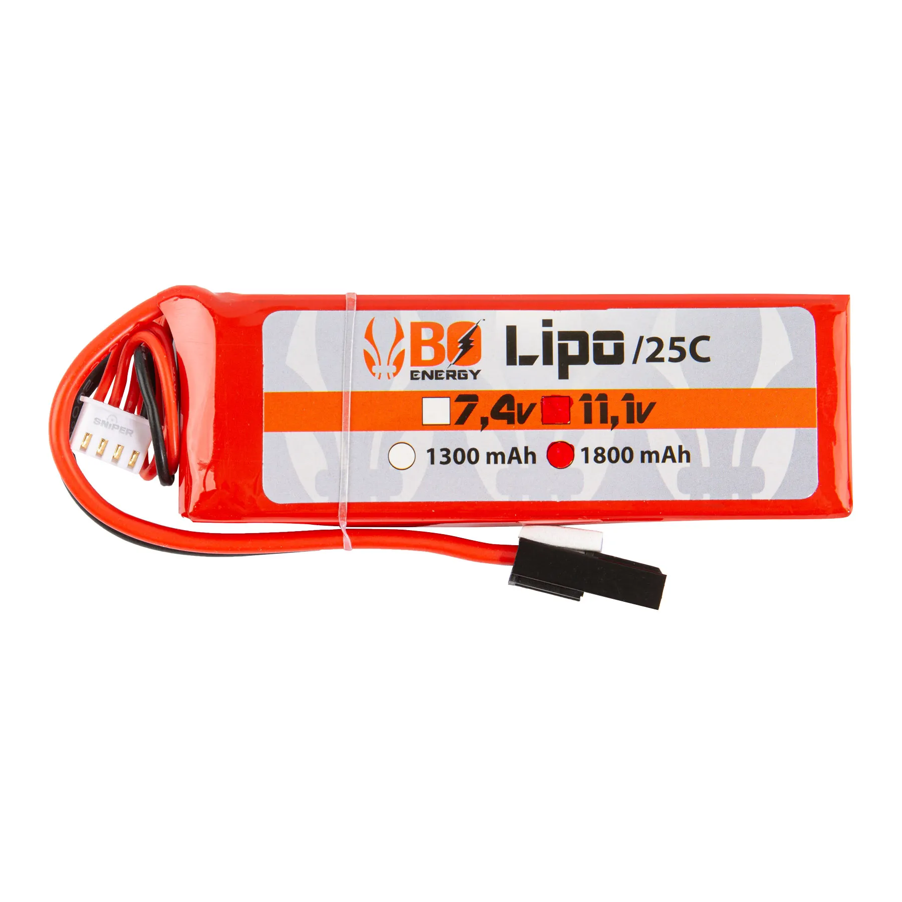 Tamiya 11,1V 1800mAh 25C LiPo Akku, 1 Stick