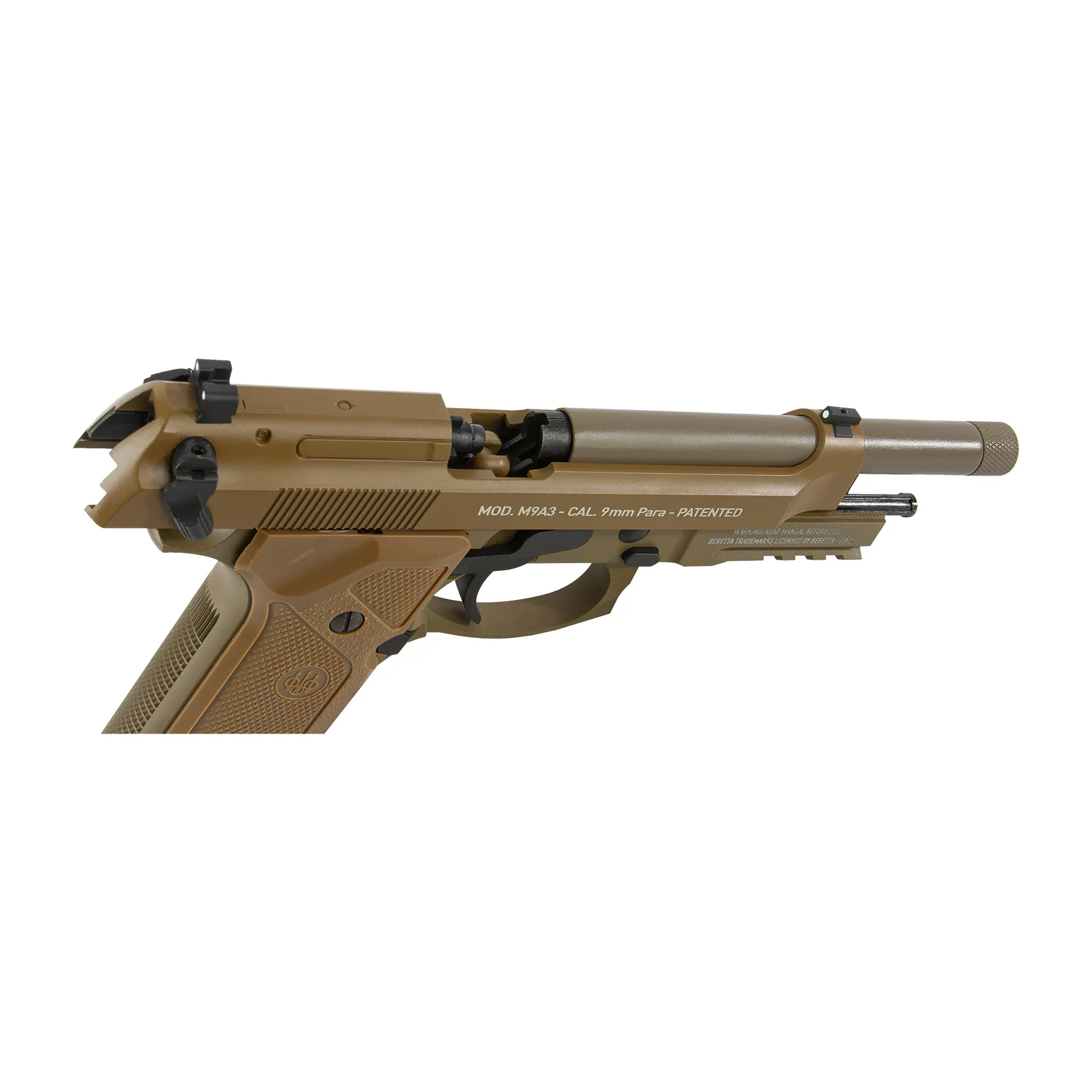 Beretta M9A3 Full Metal CO2, GBB Softair Pistole