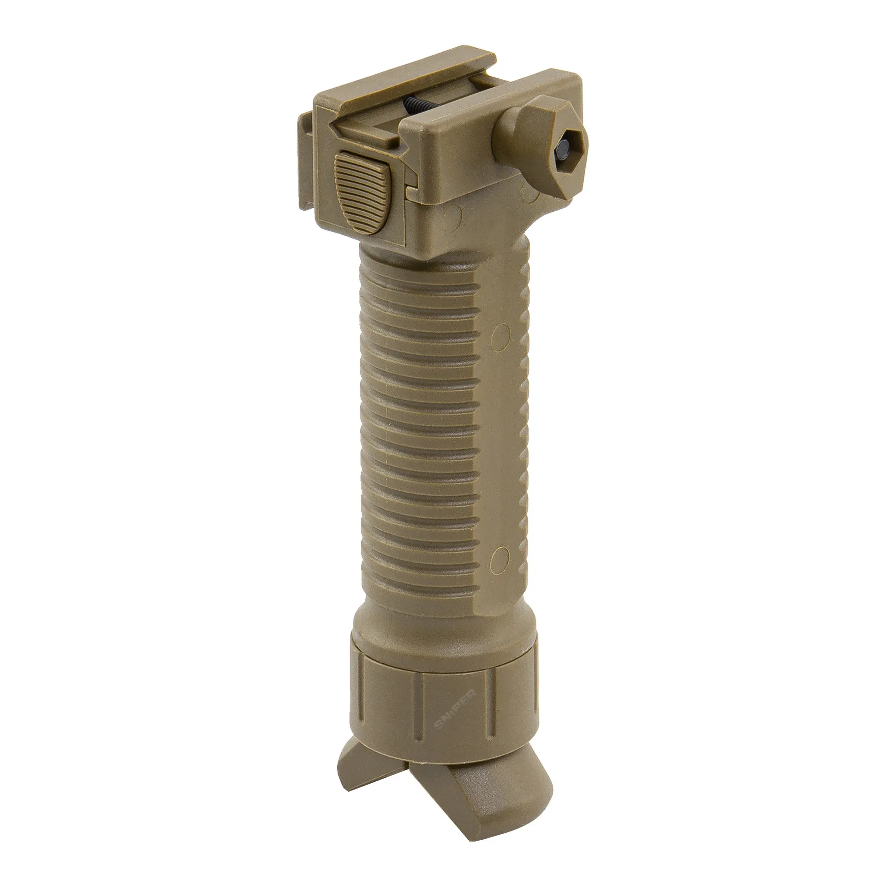Railed Grip Bipod, Tan