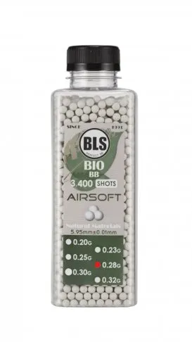 BLS Bio BB´s 0,28g White, 3400rds