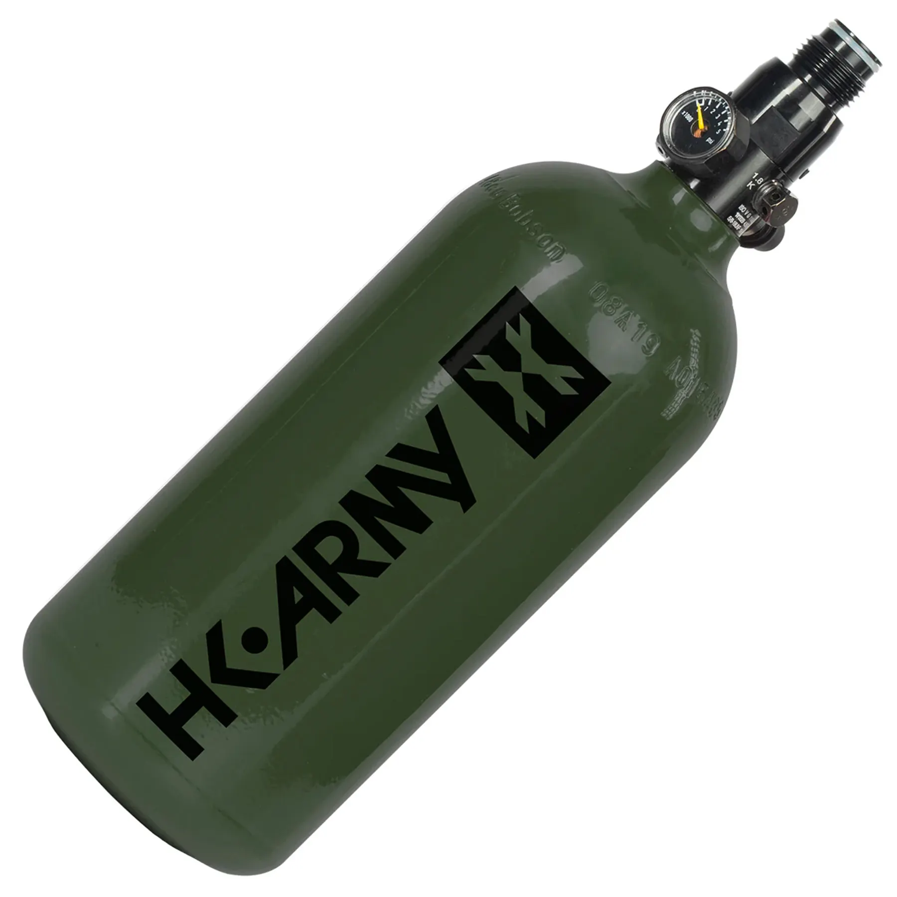 HK Army Aluminium Tank w/ Regulator 48/3000, Olive HK Army Aluminium Tank w/ Regulator 48/3000, Olive