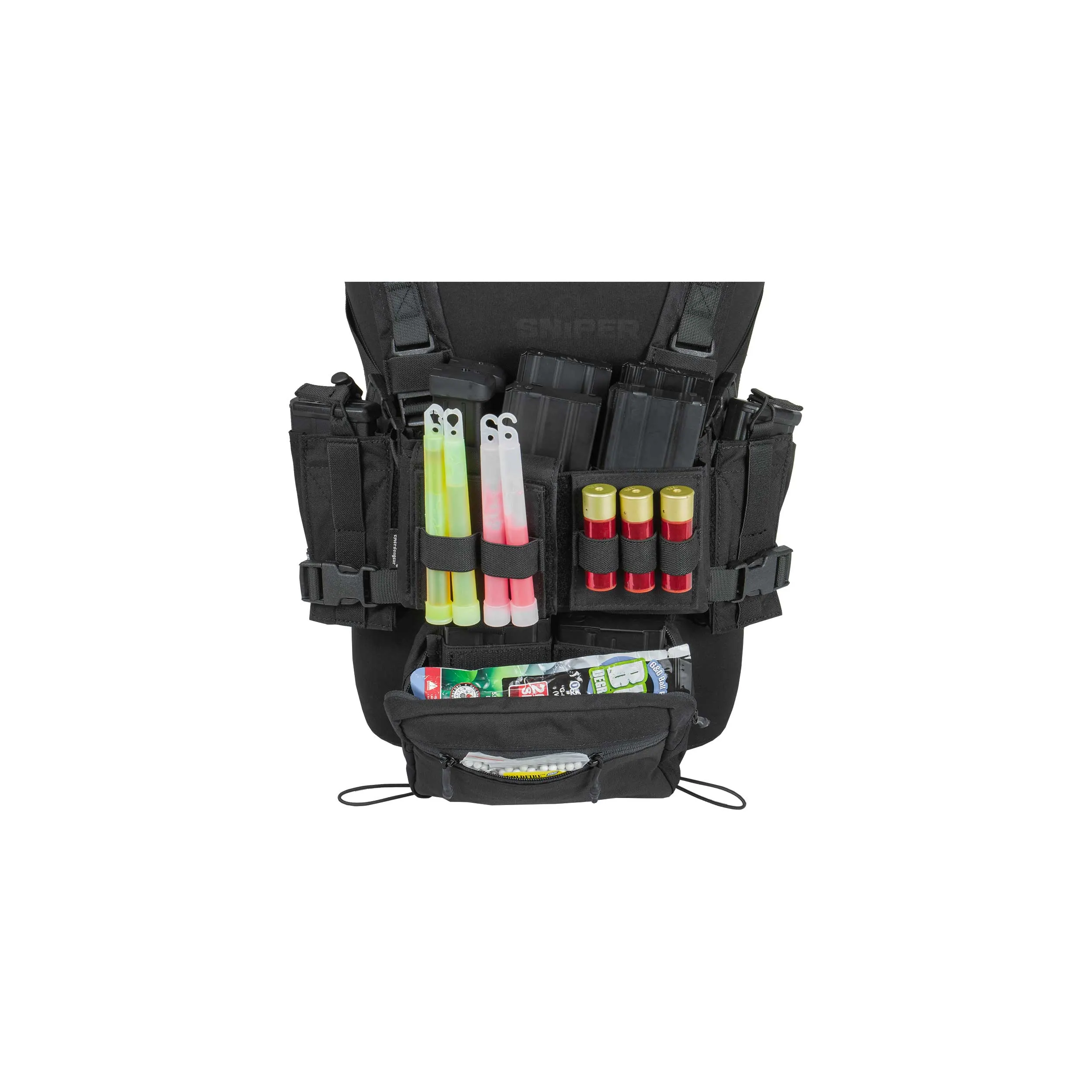 Micro Fight Chissis MK3 Chest Rig, Black