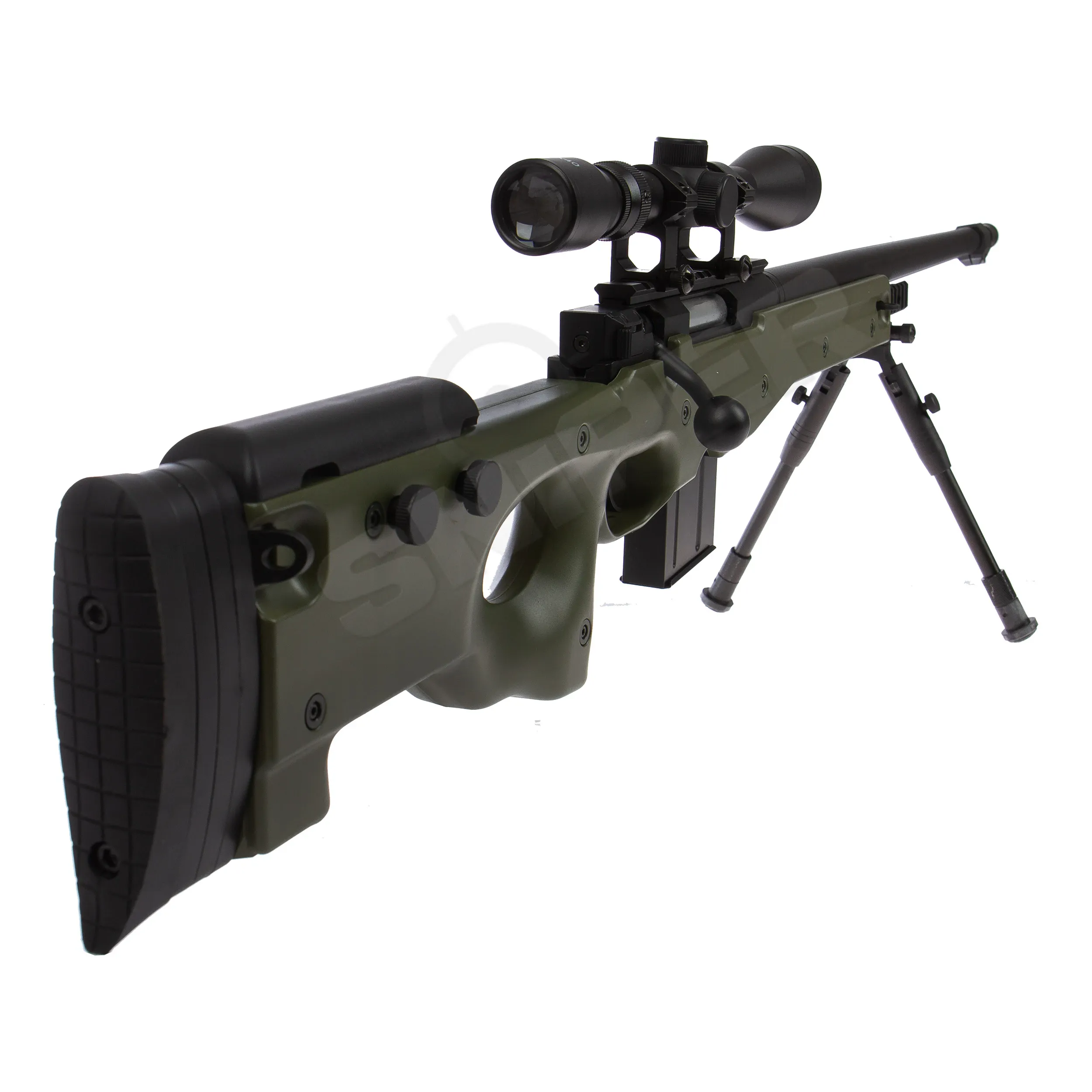 MB01 AWP FH Scharfschützengewehr Upgraded Softair Sniper Set, OD