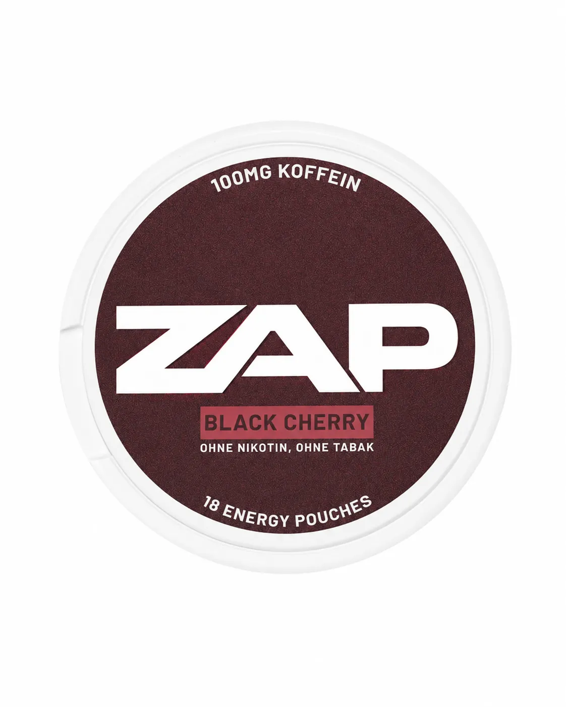 ZAP Black Cherry Energy Pouches 100mg