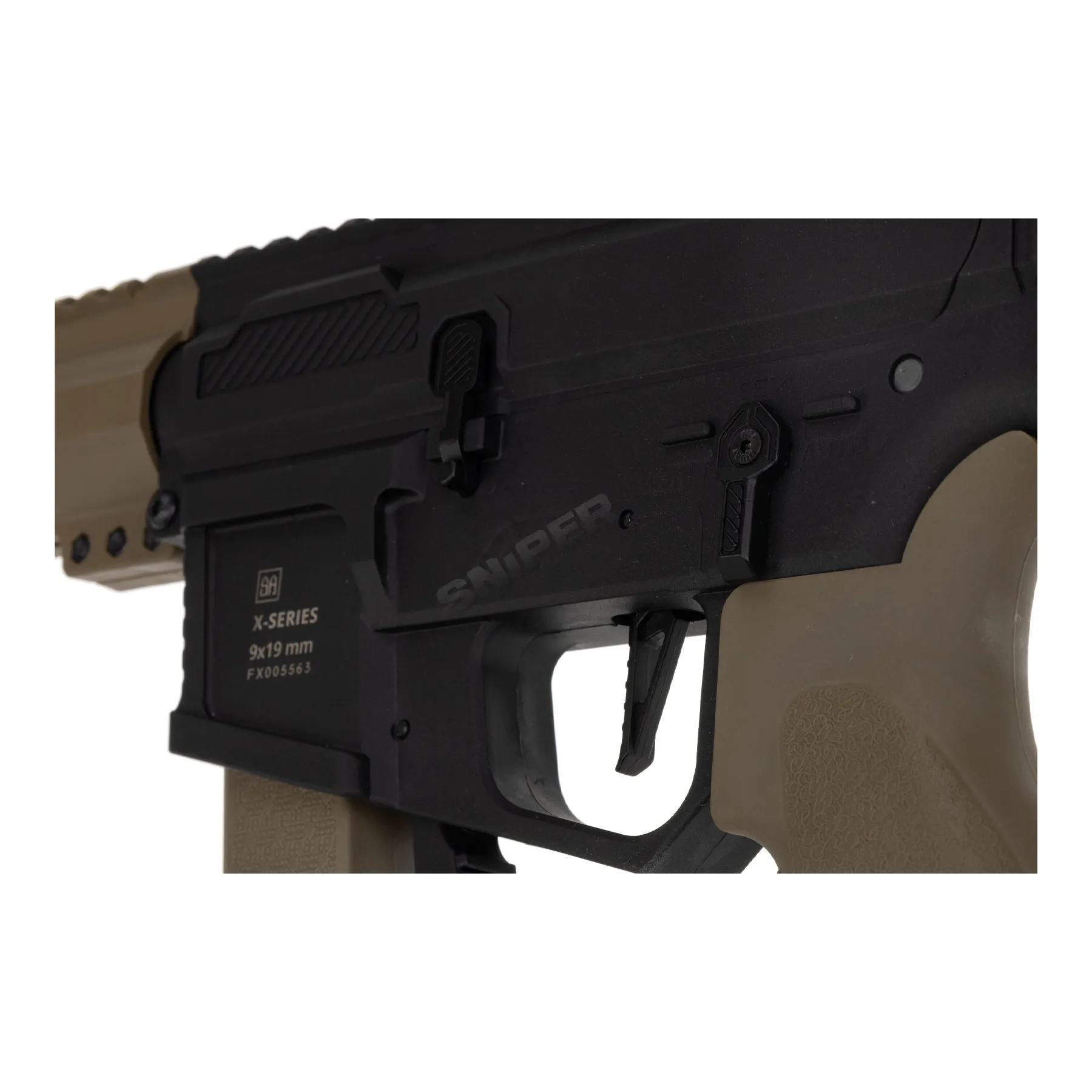 Specna Arms SA-FX01 Flex w/ HAL ETU < 0,5 Joule Softair Gewehr, Half-Tan