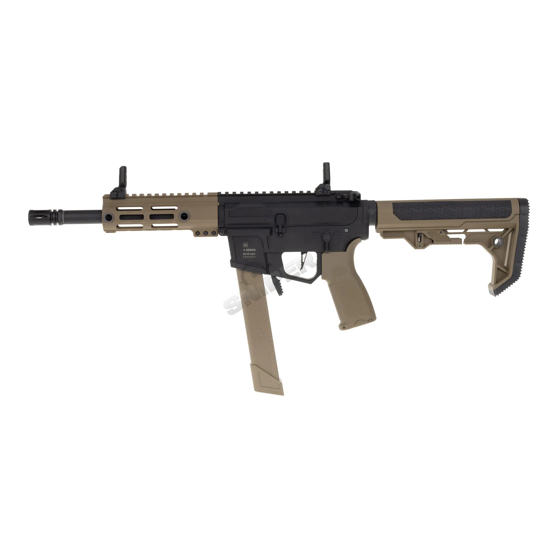 Specna Arms SA-FX01 Flex w/ HAL ETU < 0,5 Joule Softair Gewehr, Half-Tan