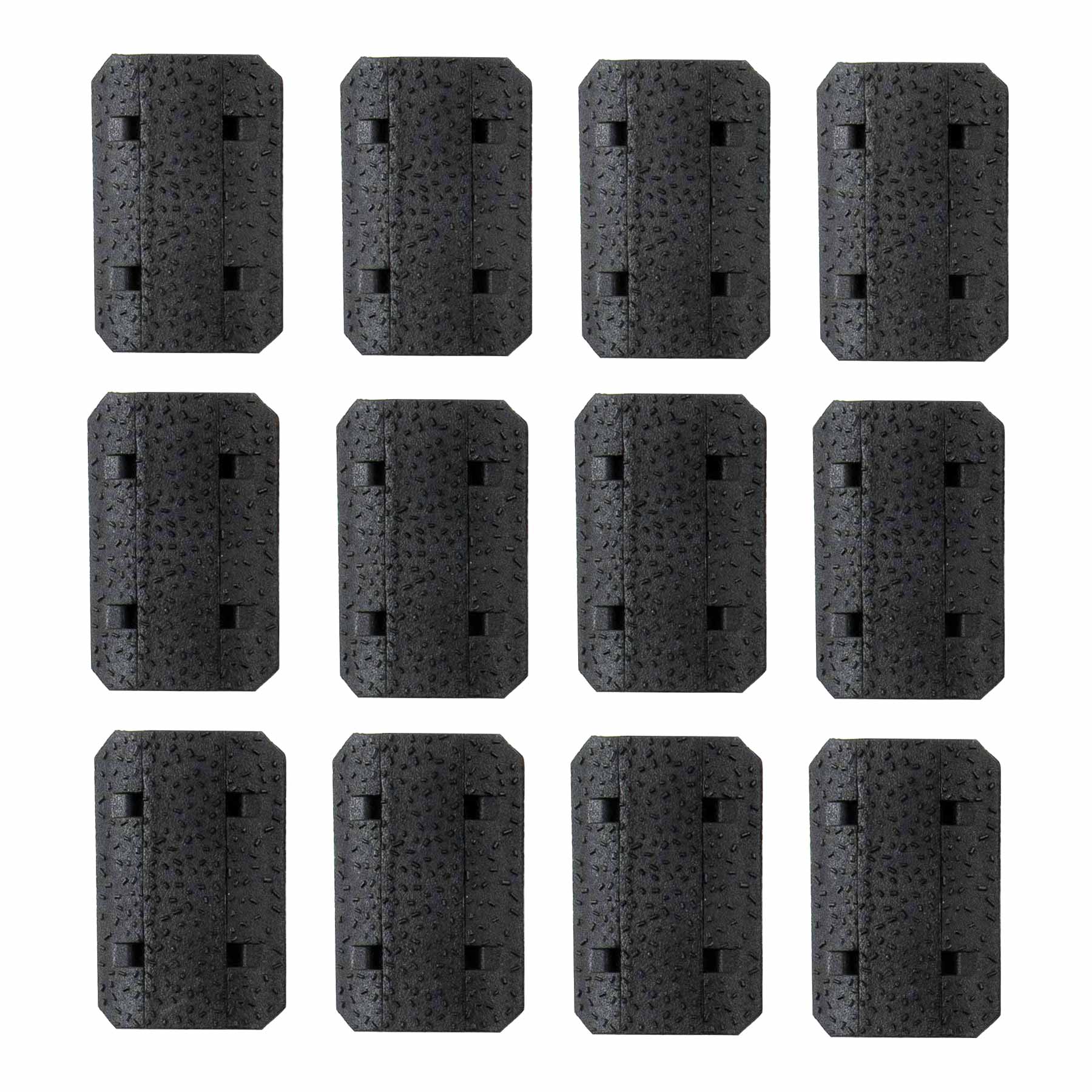 M-Lok Rail Covers 12pcs, Black