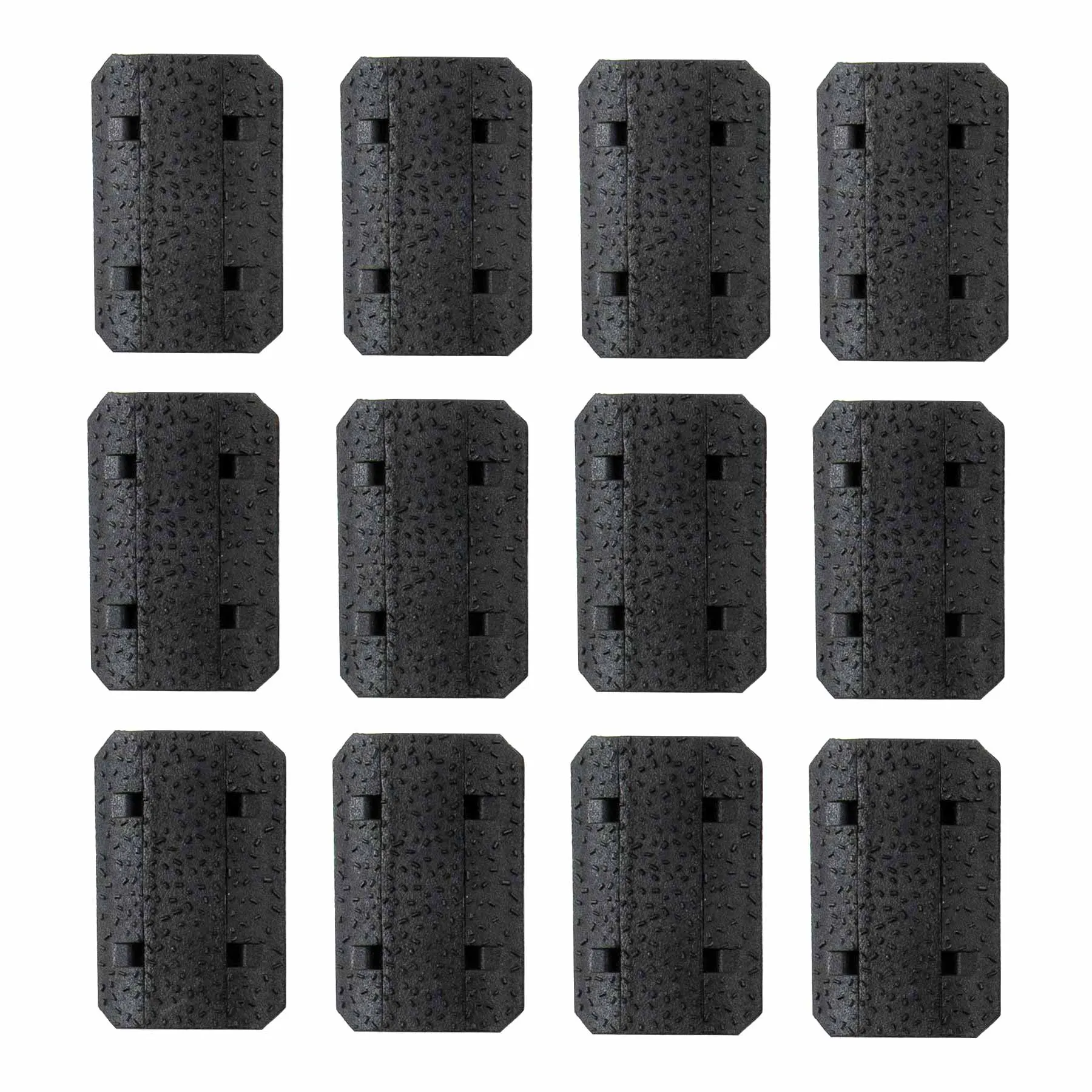 M-Lok Rail Covers 12pcs, Black M-Lok Rail Covers 12pcs, Black