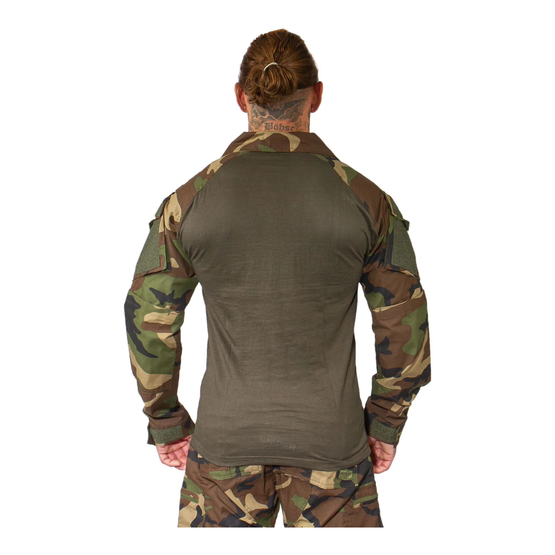Invader Gear Combat Shirt, Woodland Invader Gear Combat Shirt, Woodland