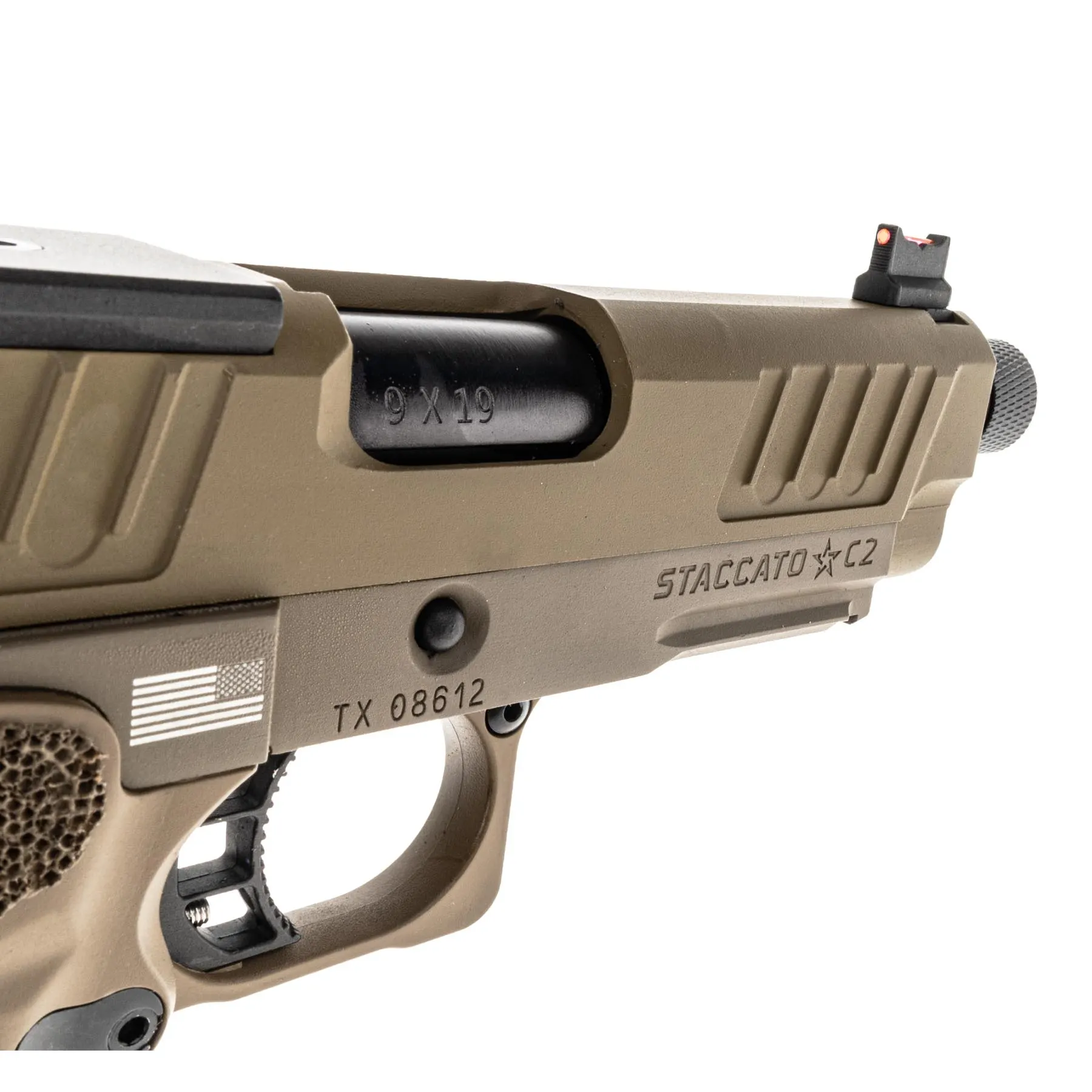 EMG Staccato C2 Compact T8 2011 GBB Softair Pistole, Tan