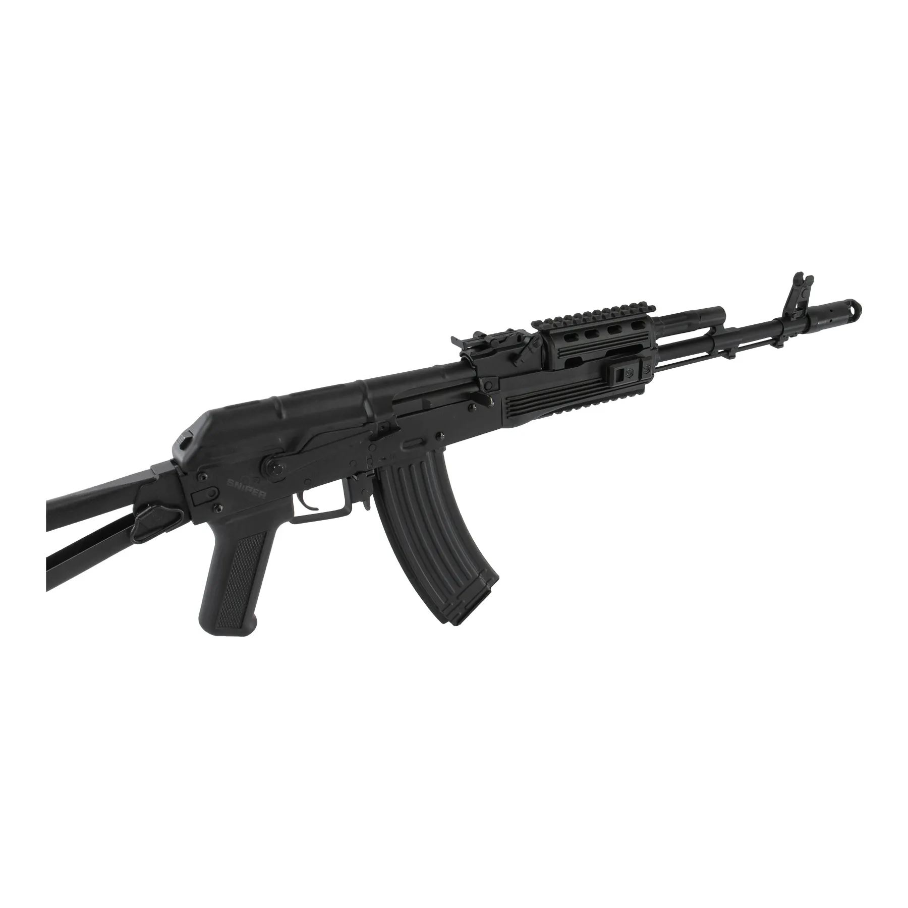 AKS74 Tactical Blowback, < 0,5 Joule Softair Gewehr, Black