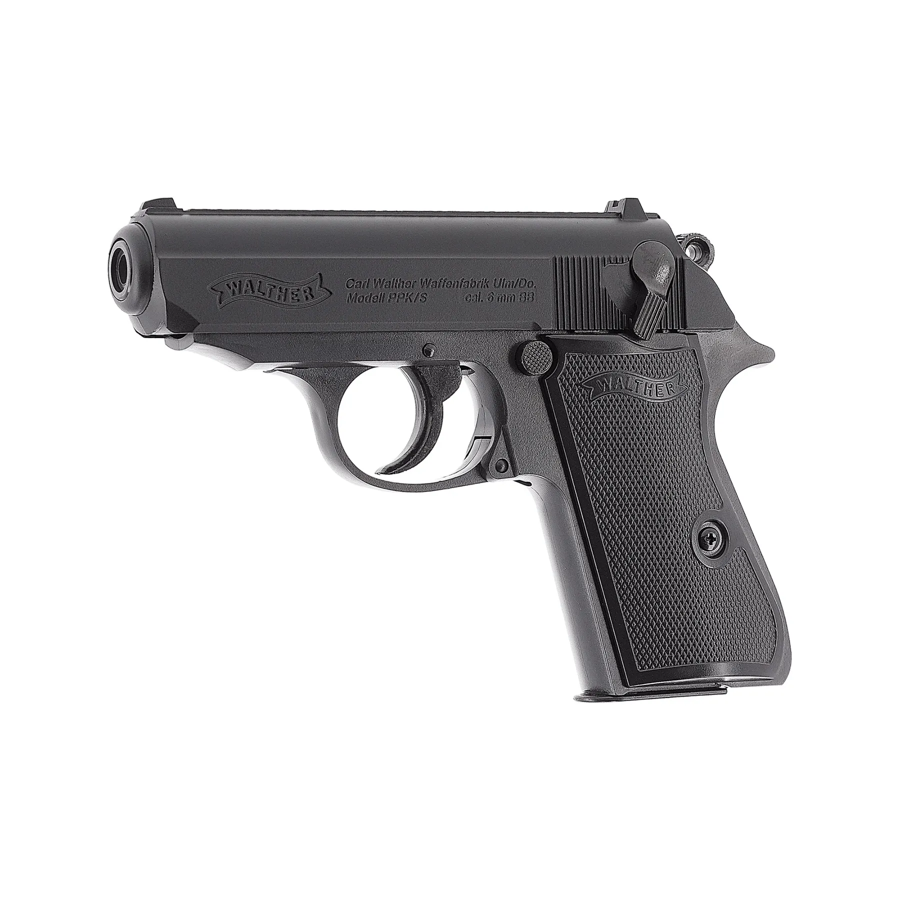Walther PPK/S < 0,5J Federdruck Pistole, Black