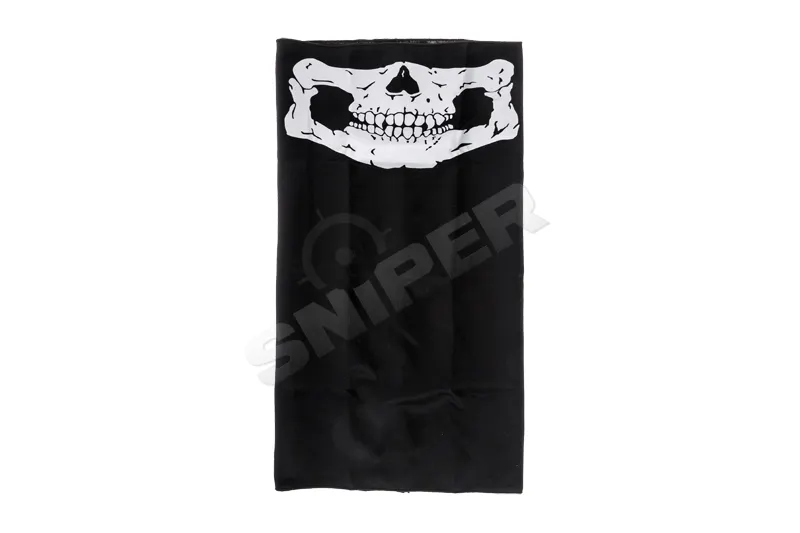 Ghost Half Face Bandana, Black