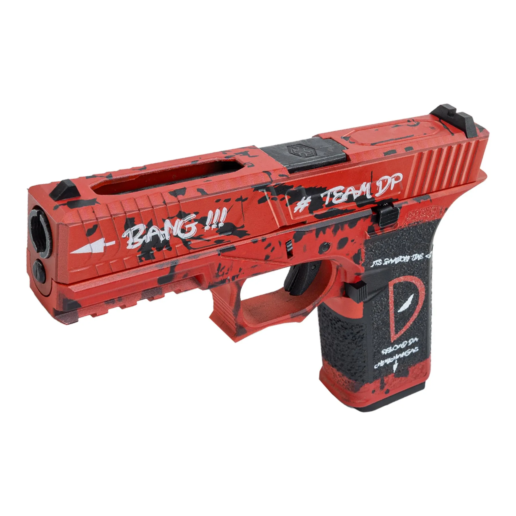 AW Custom VX7 GBB, Red Version Open Slide AW Custom VX7 GBB, Red Version Open Slide