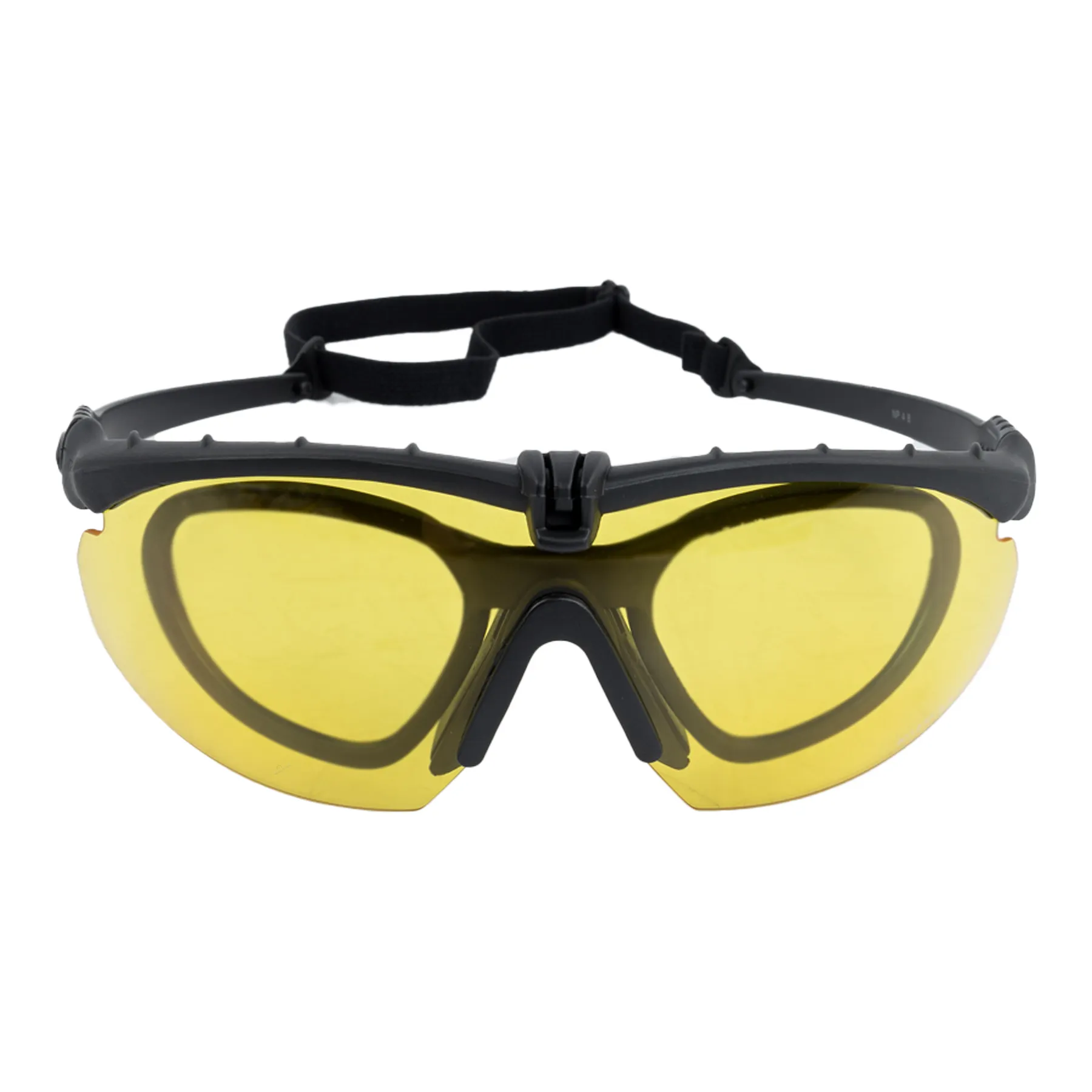 NP Battle Pro´s Schutzbrille mit Einsatz Black, Yellow Lense