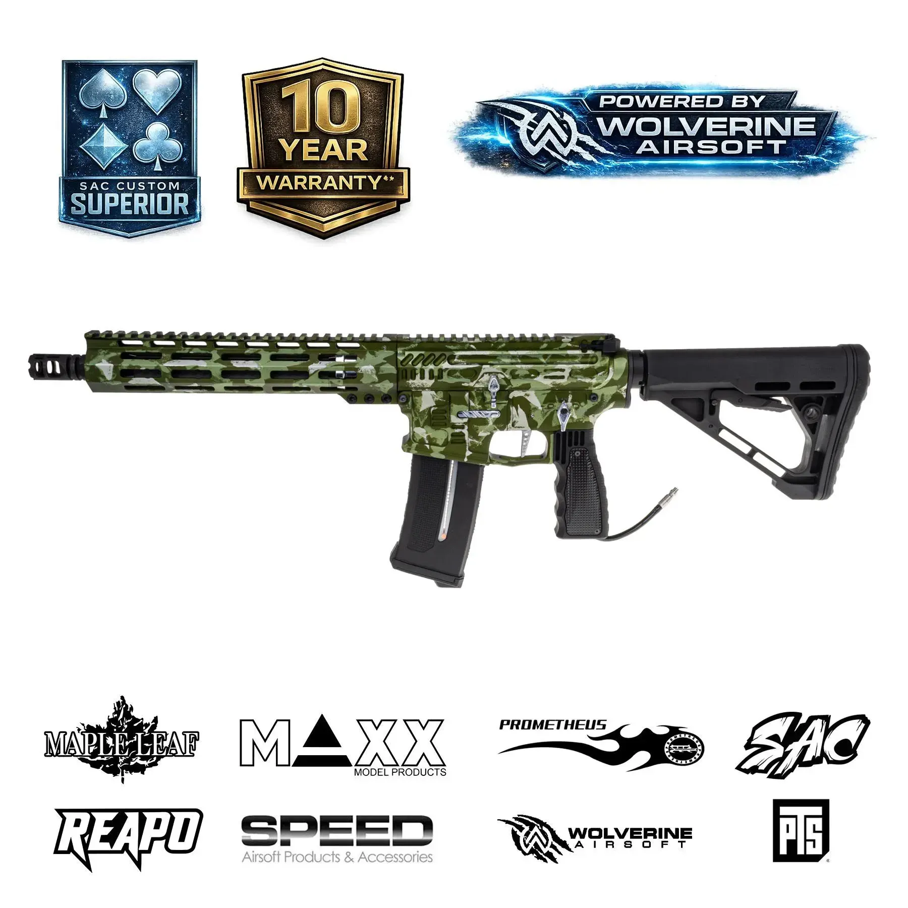 SAC AR SOLID - "Jungle Strike", HPA