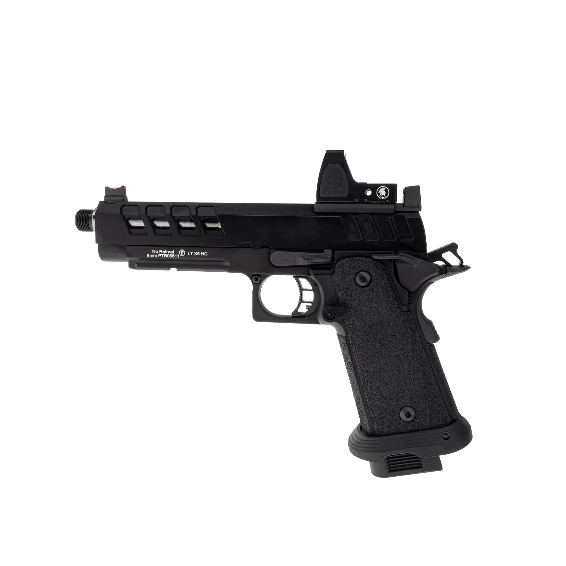 Lancer Tactical Heracles RMR Hi-Capa GBB Softairpistole, Black