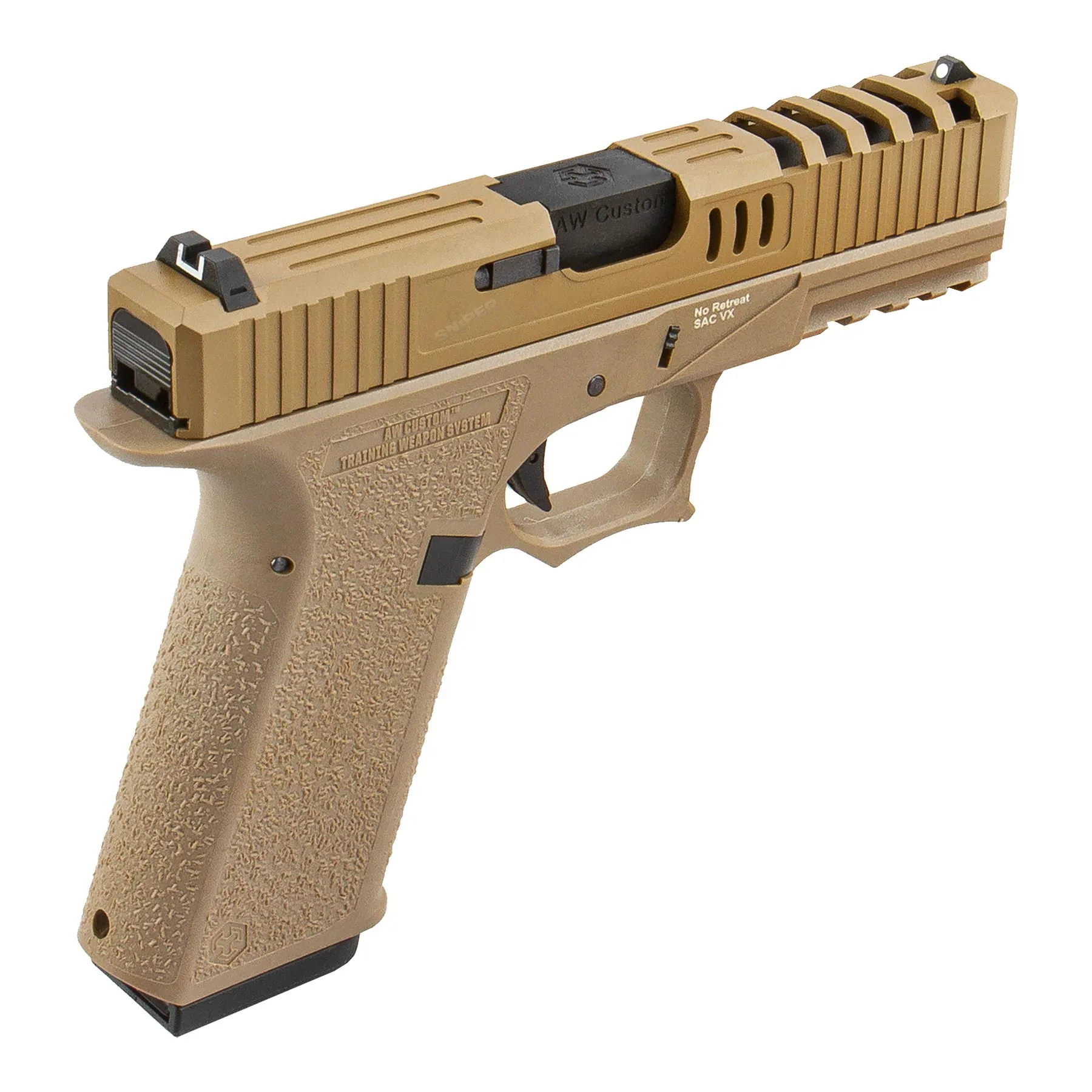 SAC Custom VX7 Mod.2 GBB Softair Pistole, FDE