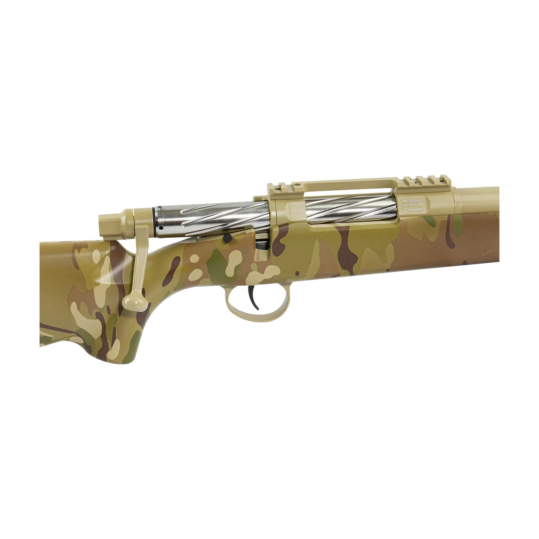 High Power 3,4J Barrett Bolt Action Sniper, Multicam