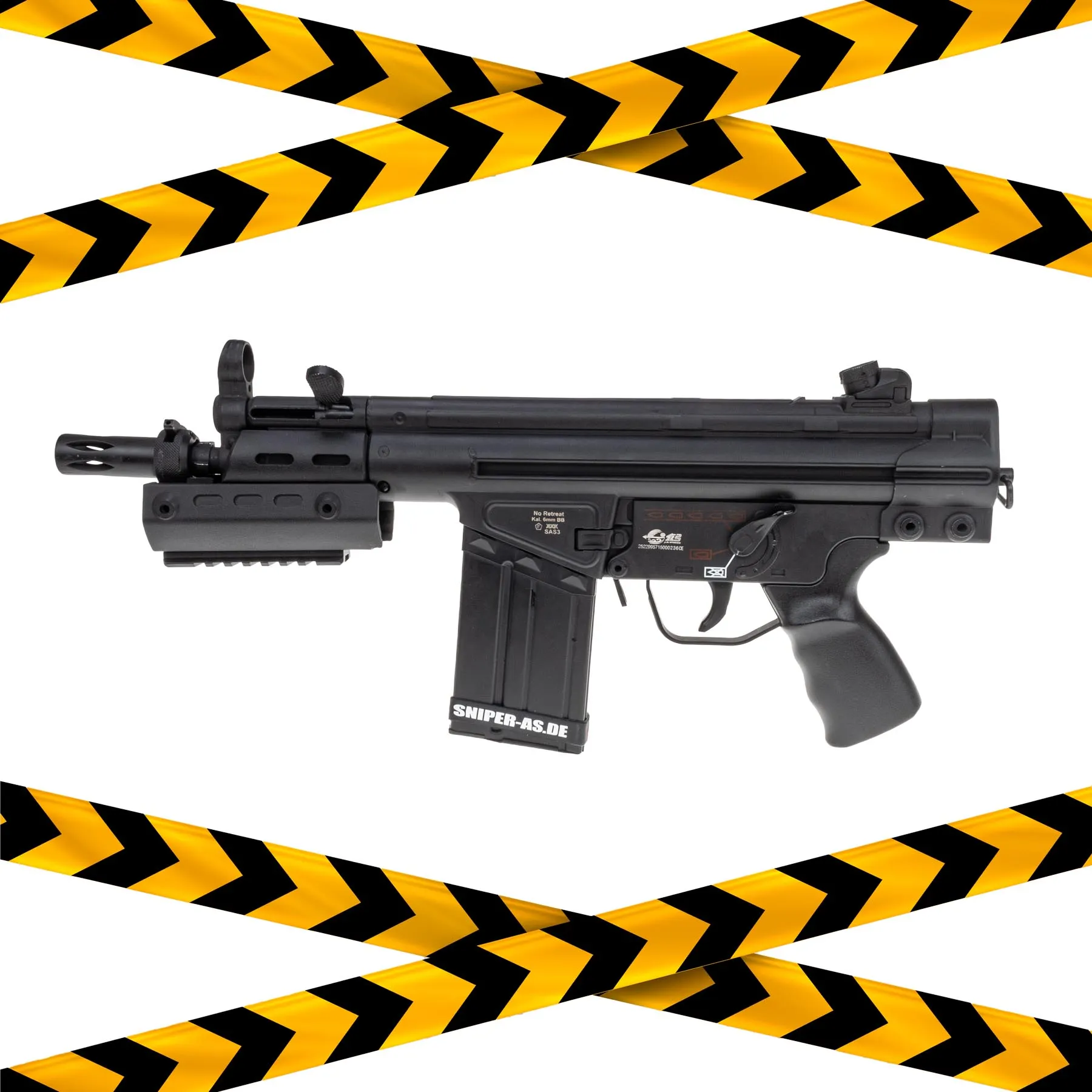 B-Ware Jing Gong T3 SAS Tactical (S)AEG, black