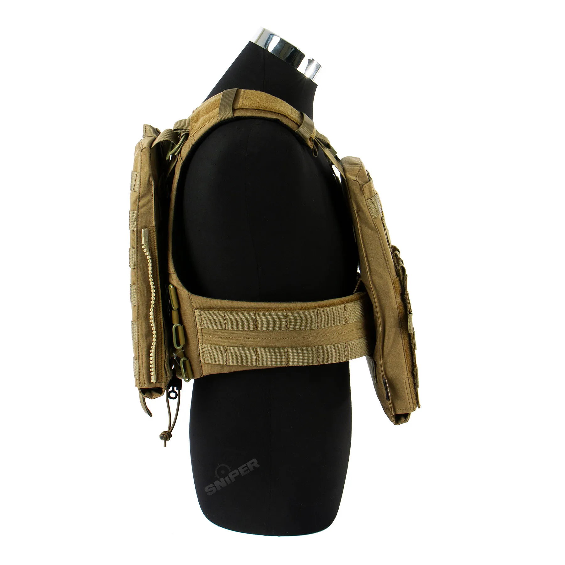 Adaptive Schwerer Plattenträger, Coyote Brown