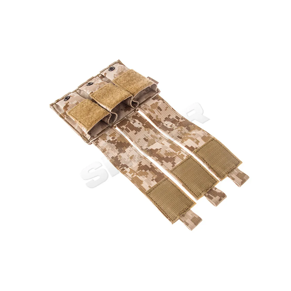 Helium Whisper Triple Pistol Mag Pouch, Desert Dig