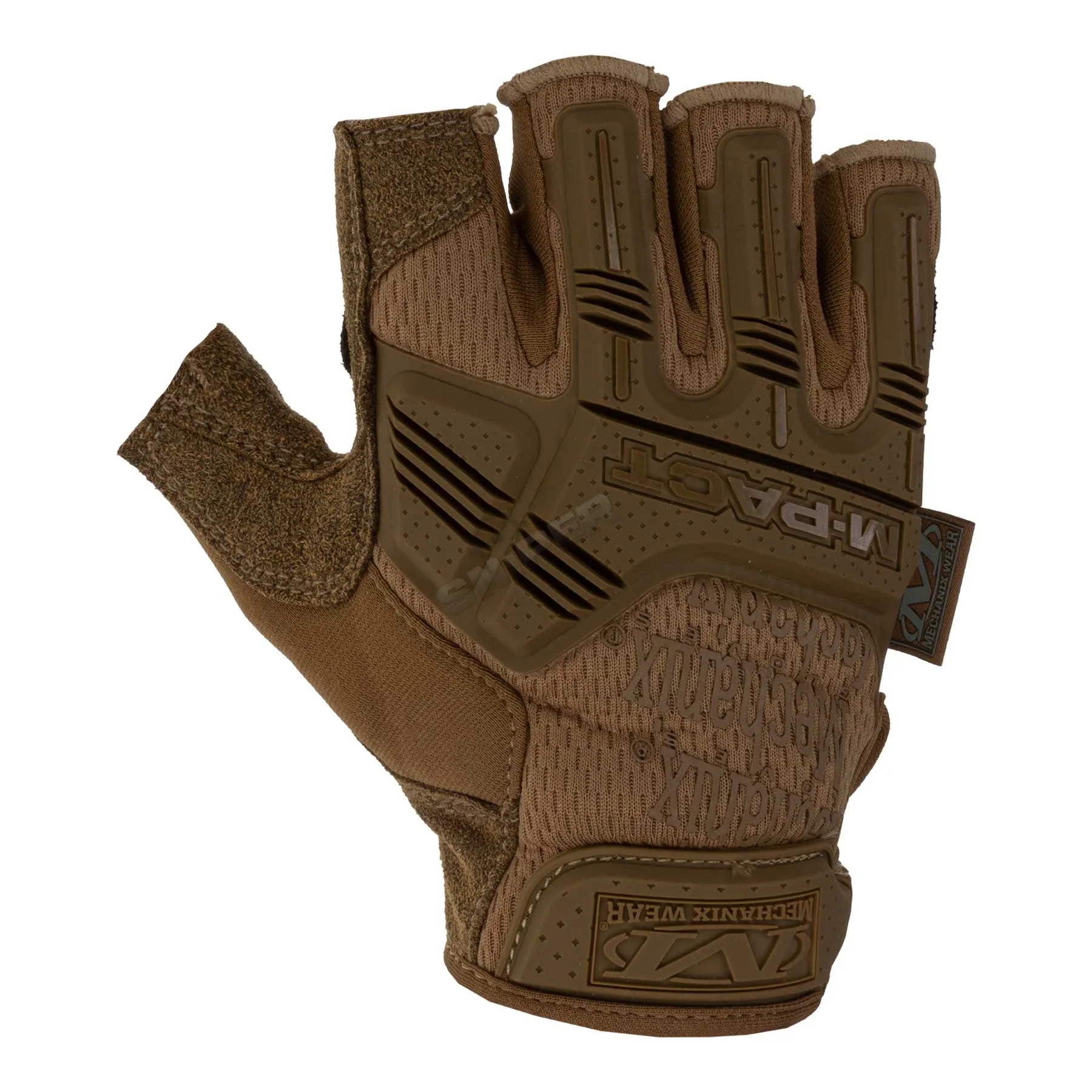 Mechanix Fingerless M-Pact Gloves, Coyote