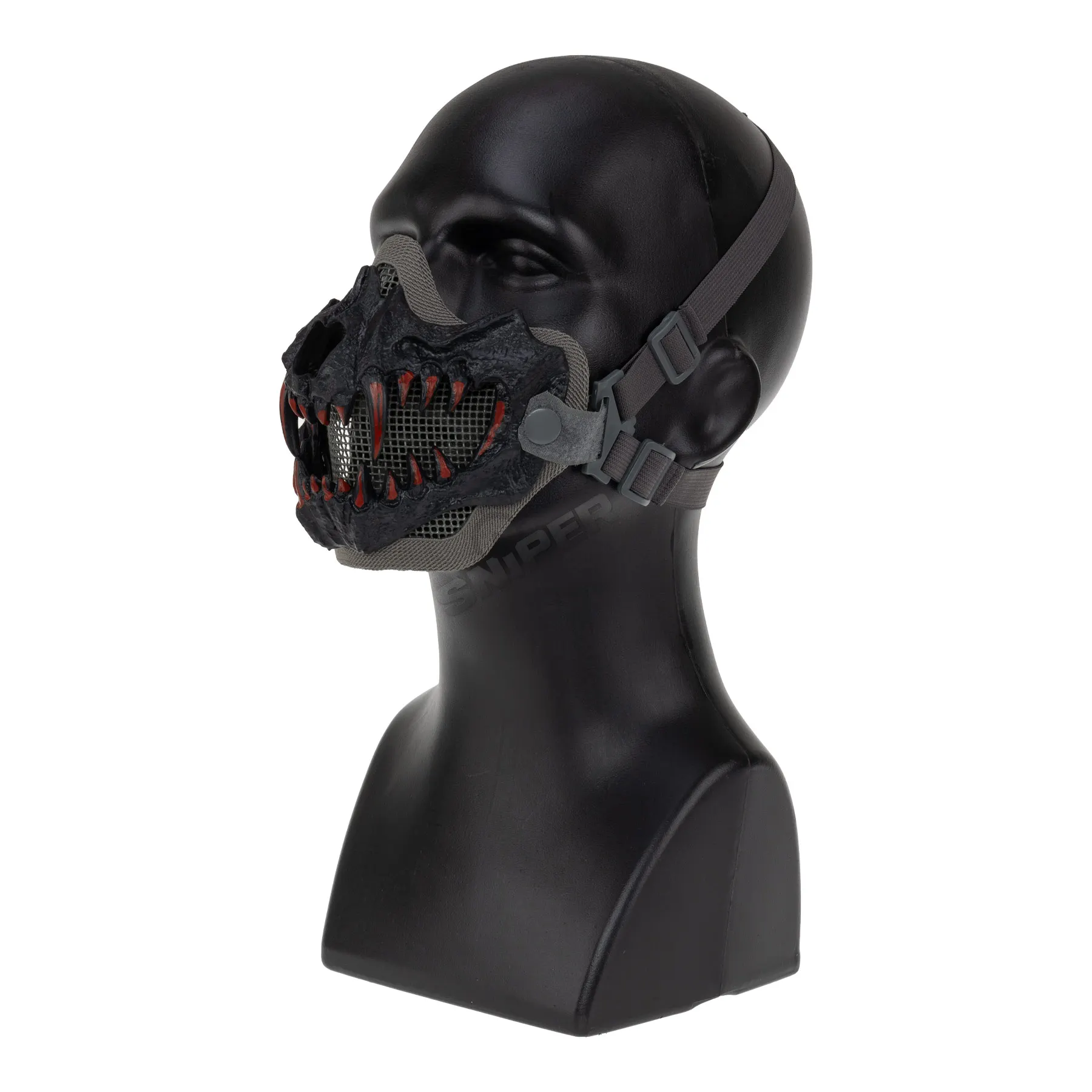 Reapo Stalker Fangs Mask, Grey Reapo Stalker Fangs Mask, Grey