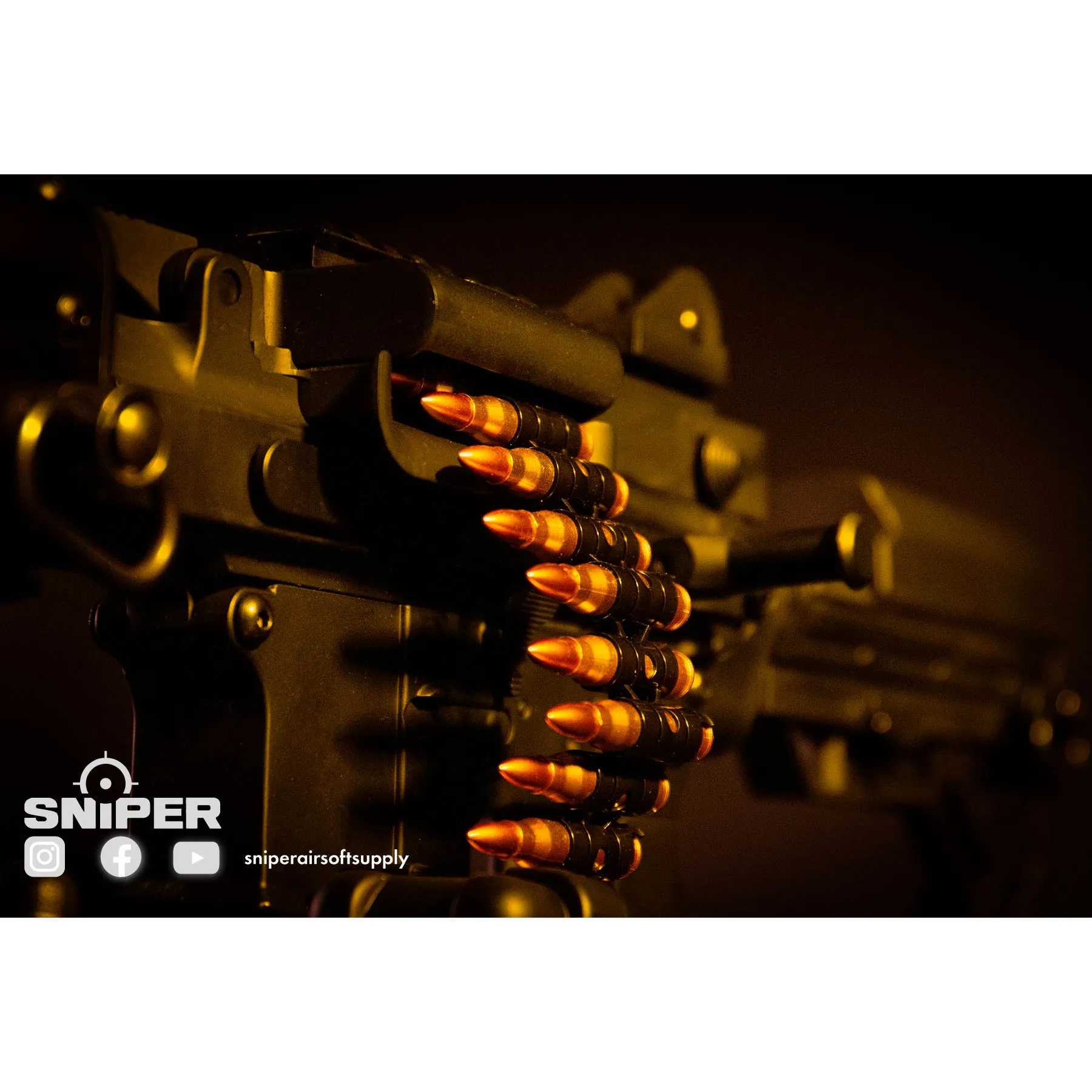 Golden Eagle MCR LMG mit Drum Mag, (S)AEG