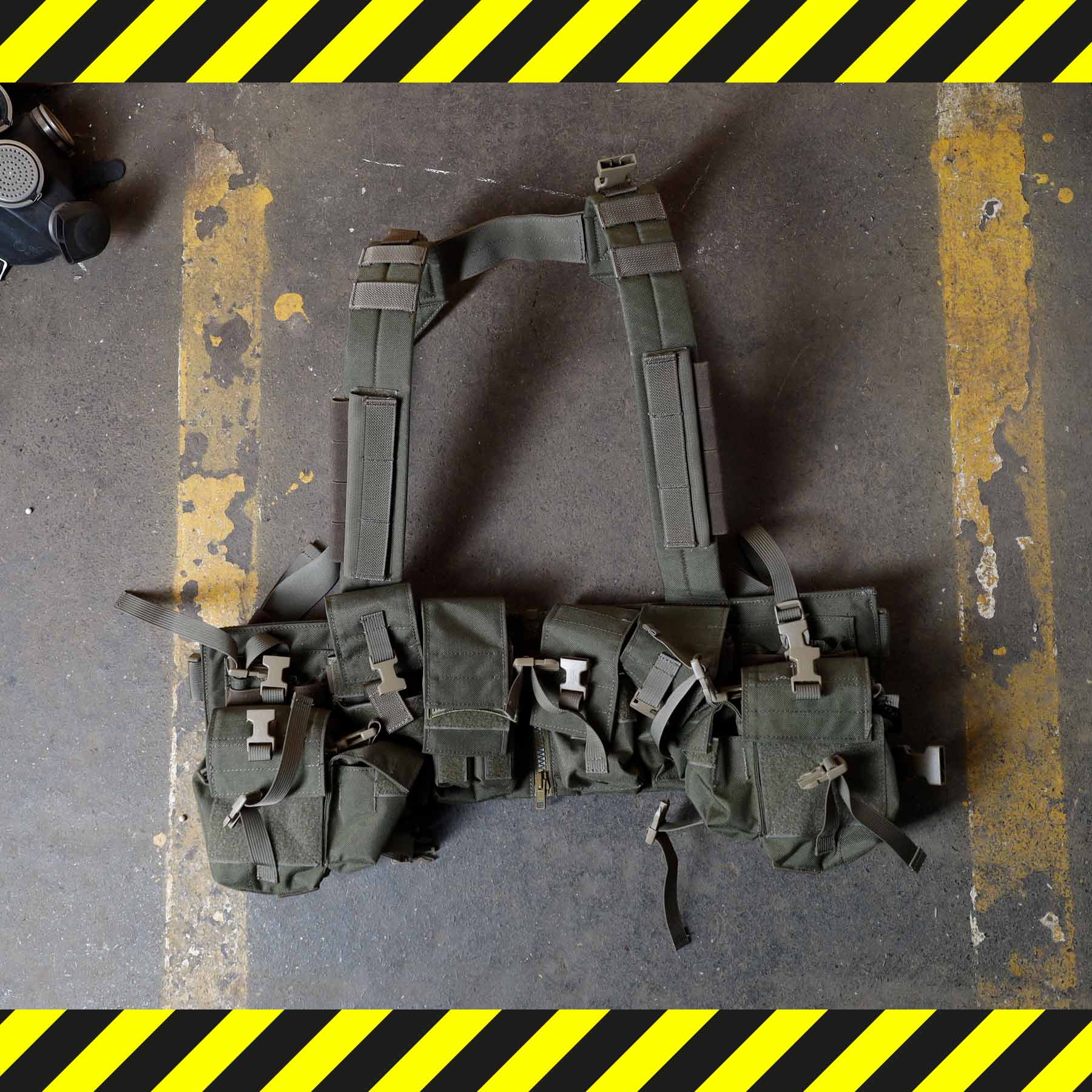 B-Ware Tactical LT1961G Chest Rig, Ranger Green