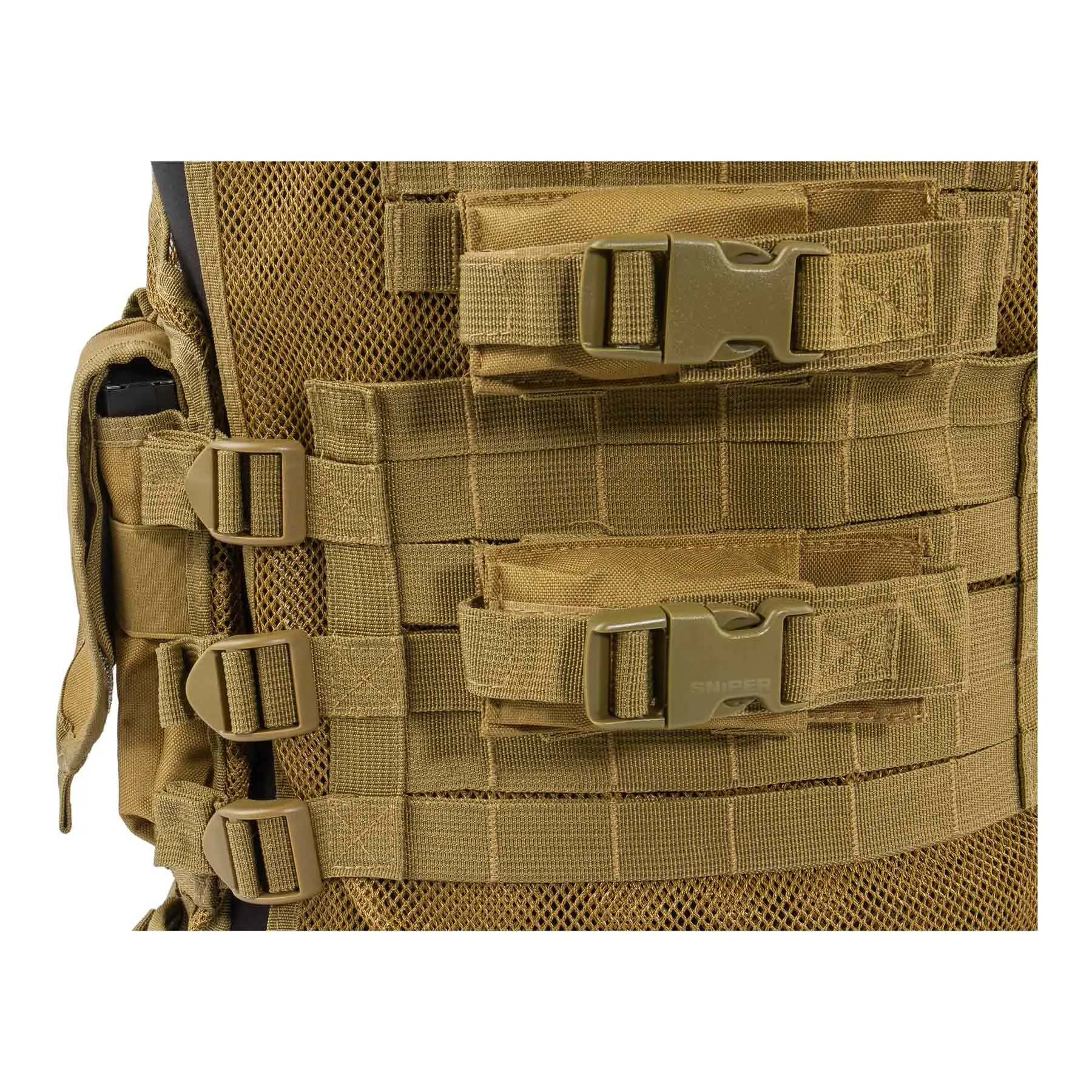 Tactical Mesh Vest, Tan Tactical Mesh Vest, Tan