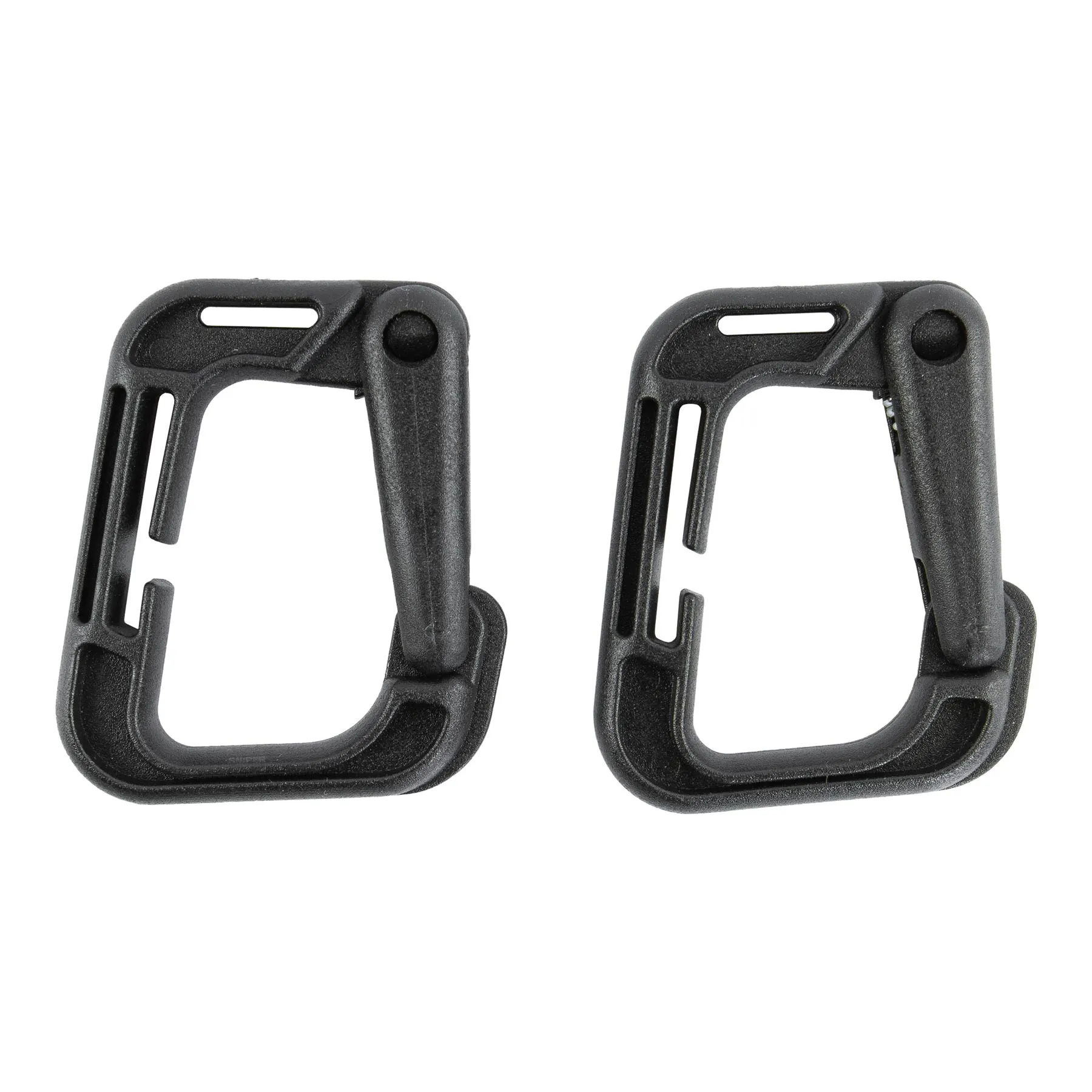 Molle Karabinerhaken 2er Pack, Black Molle Karabinerhaken 2er Pack, Black