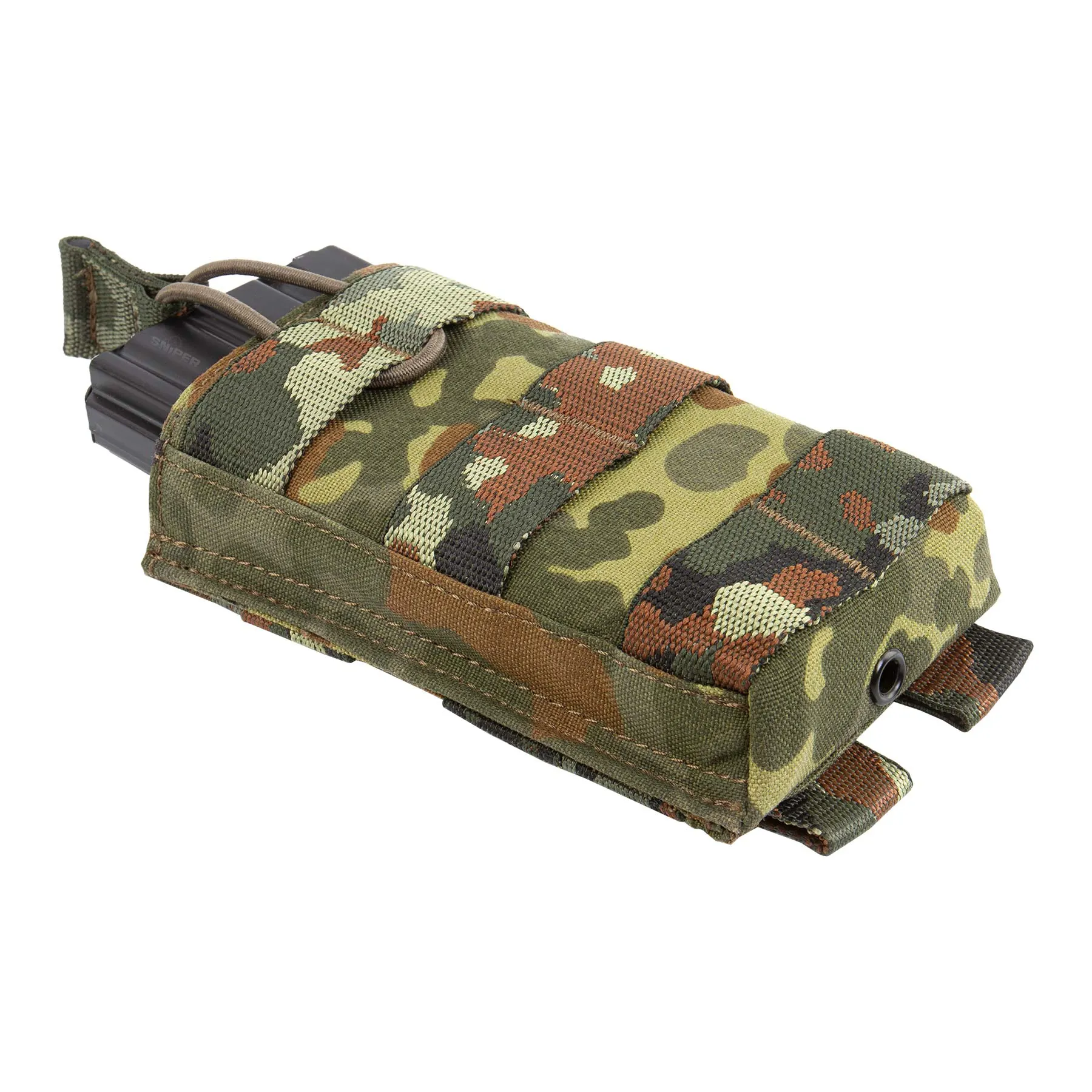 M4 Open Single Mag Pouch Core, Flecktarn