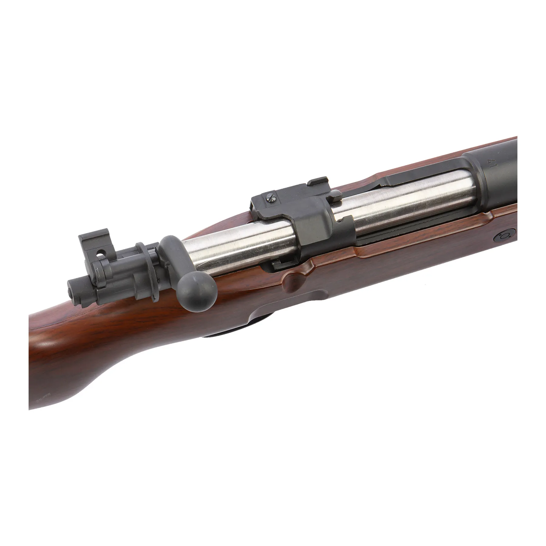 Kar98K Spring Sniper Rifle, Holz-Look Version Kar98K Spring Scharfschützengewehr & Scope, Holz-Look