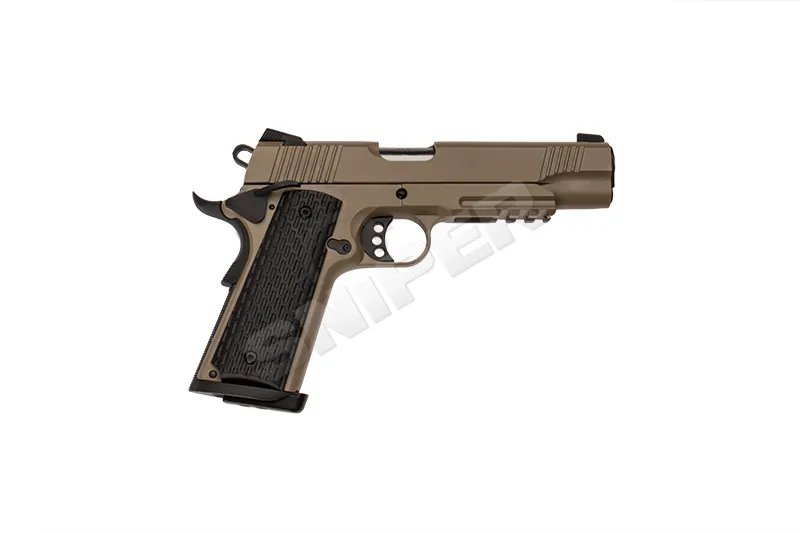 1911 Warrior Railed (R28-B) Tan, GBB