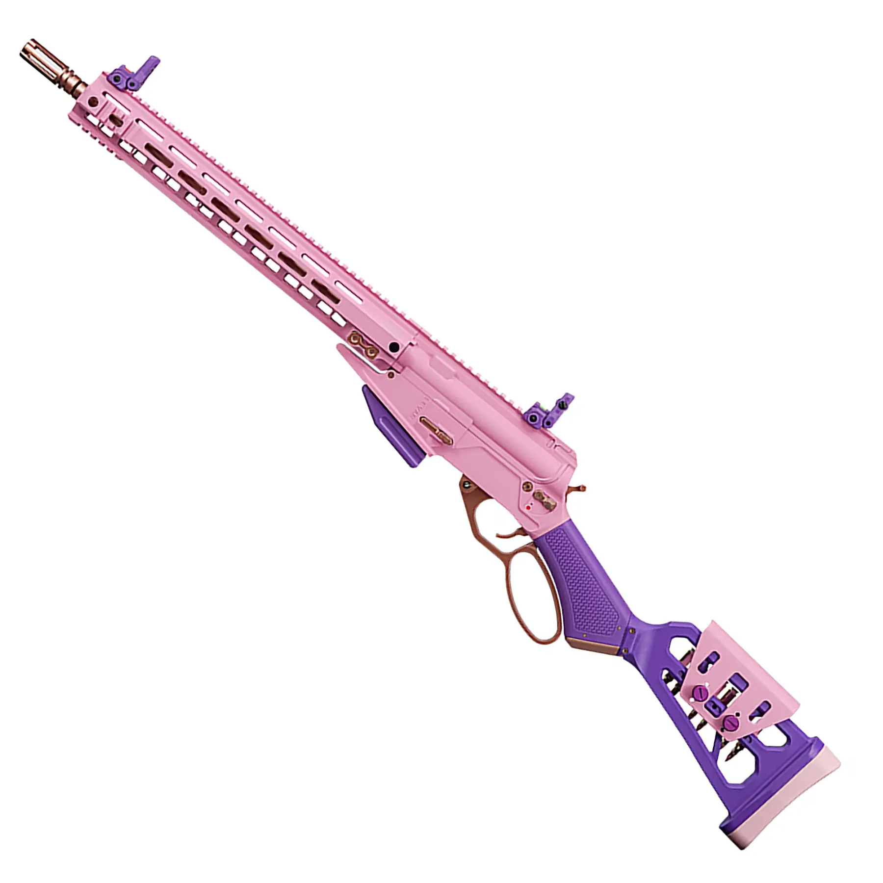 G&G LevAR 15" GBB Airsoft Rifle, Pink
