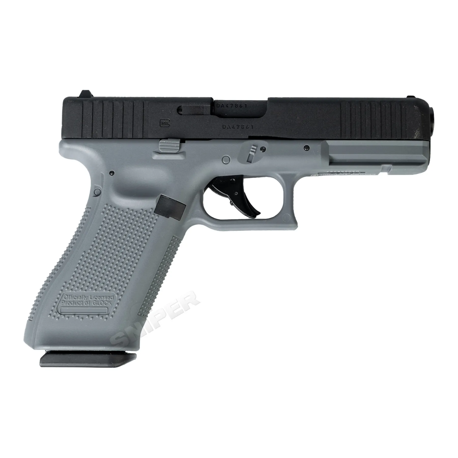 Glock 17 Gen 5 CO2 Softair Pistole, Tungsten Gray
