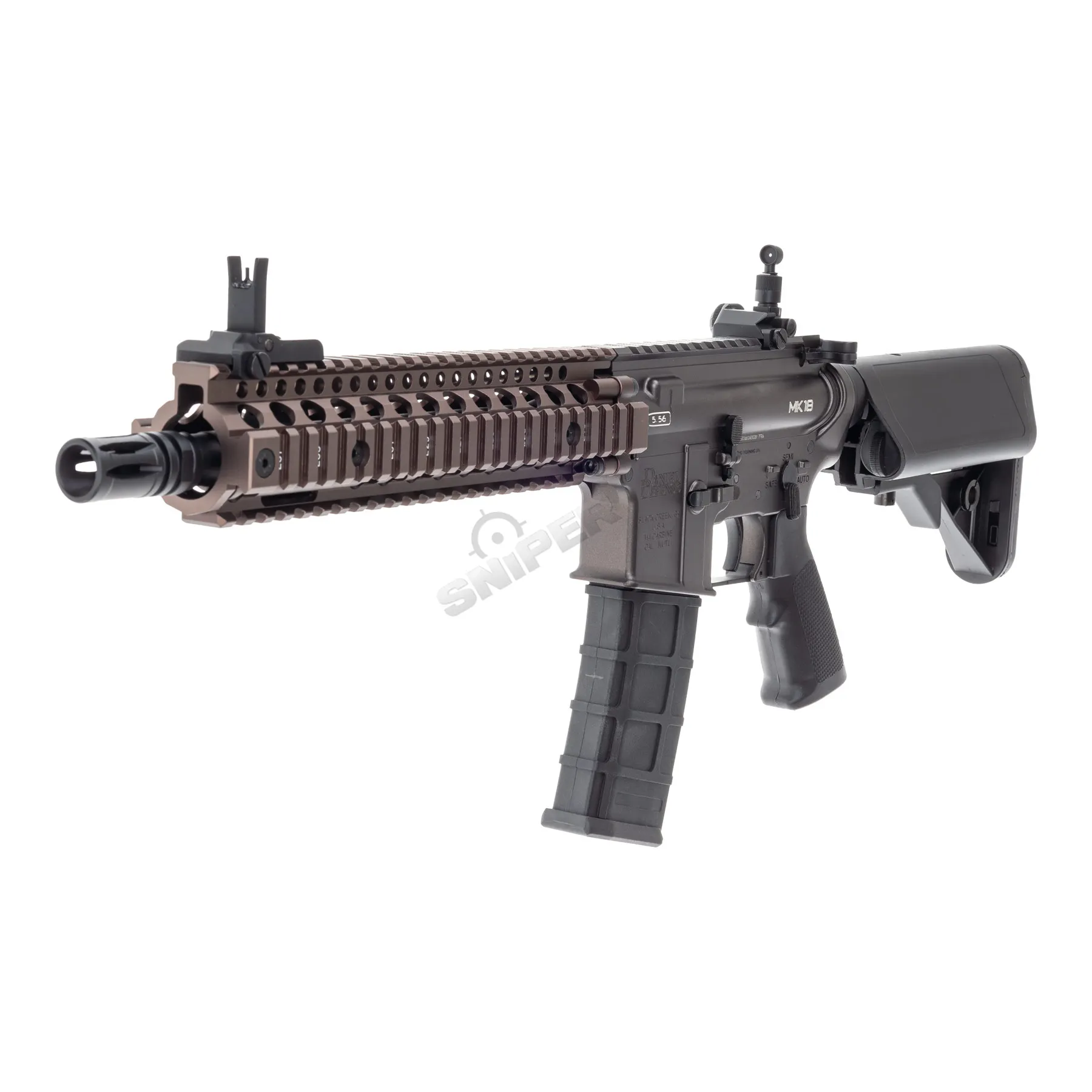 Golden Eagle Daniel Defense MK18 GBB, FDE