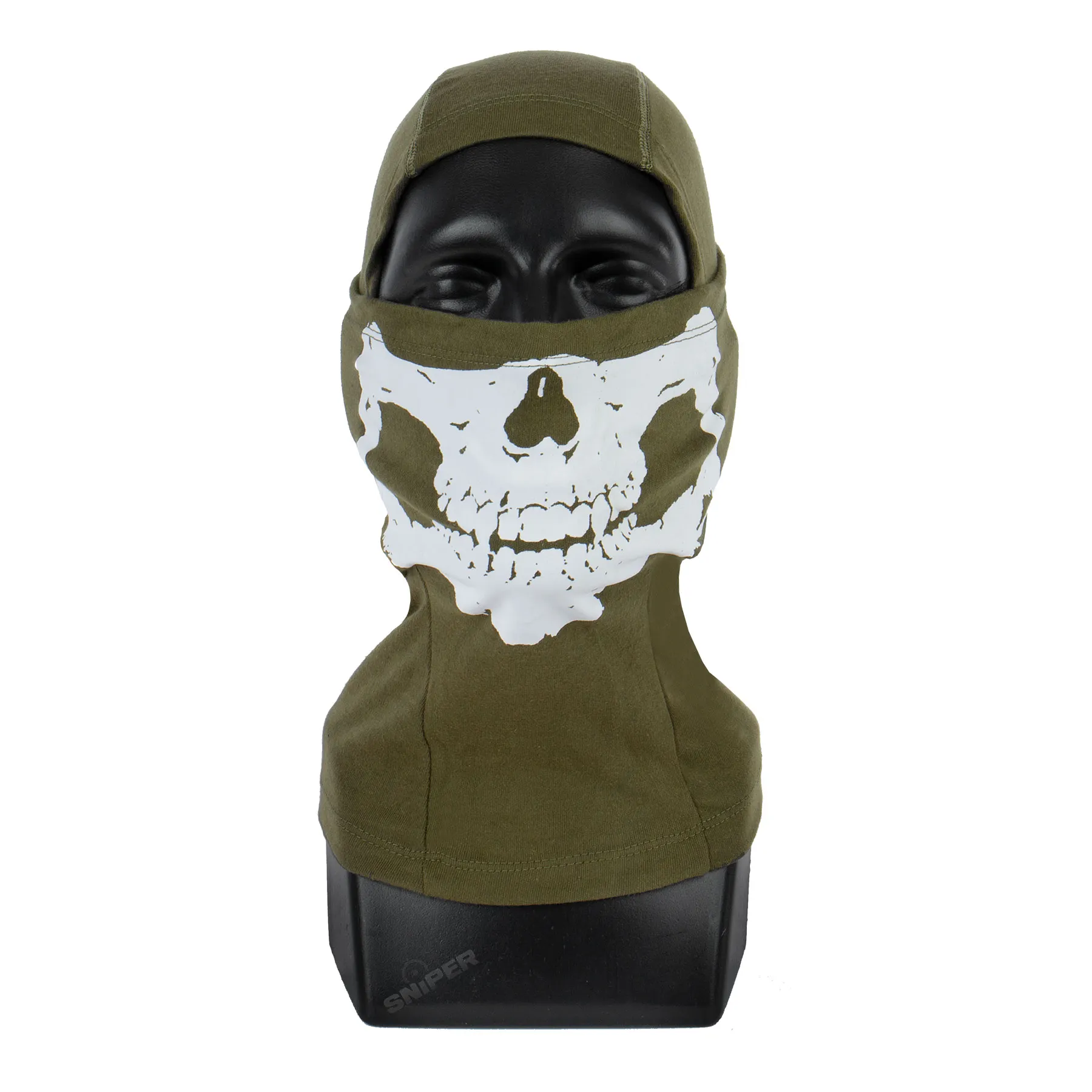 Skull Balaclava, OD Green