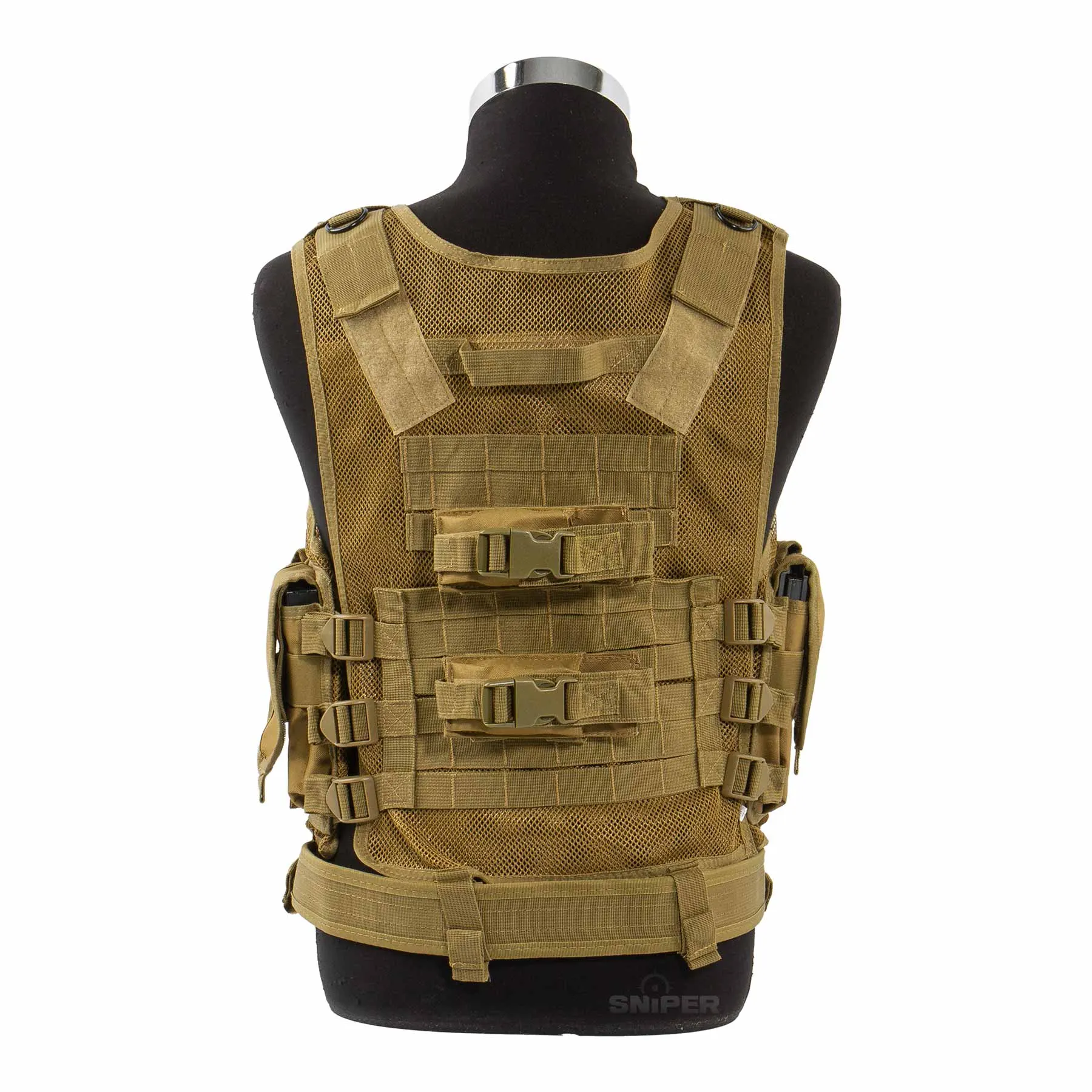 Tactical Mesh Vest, Tan Tactical Mesh Vest, Tan
