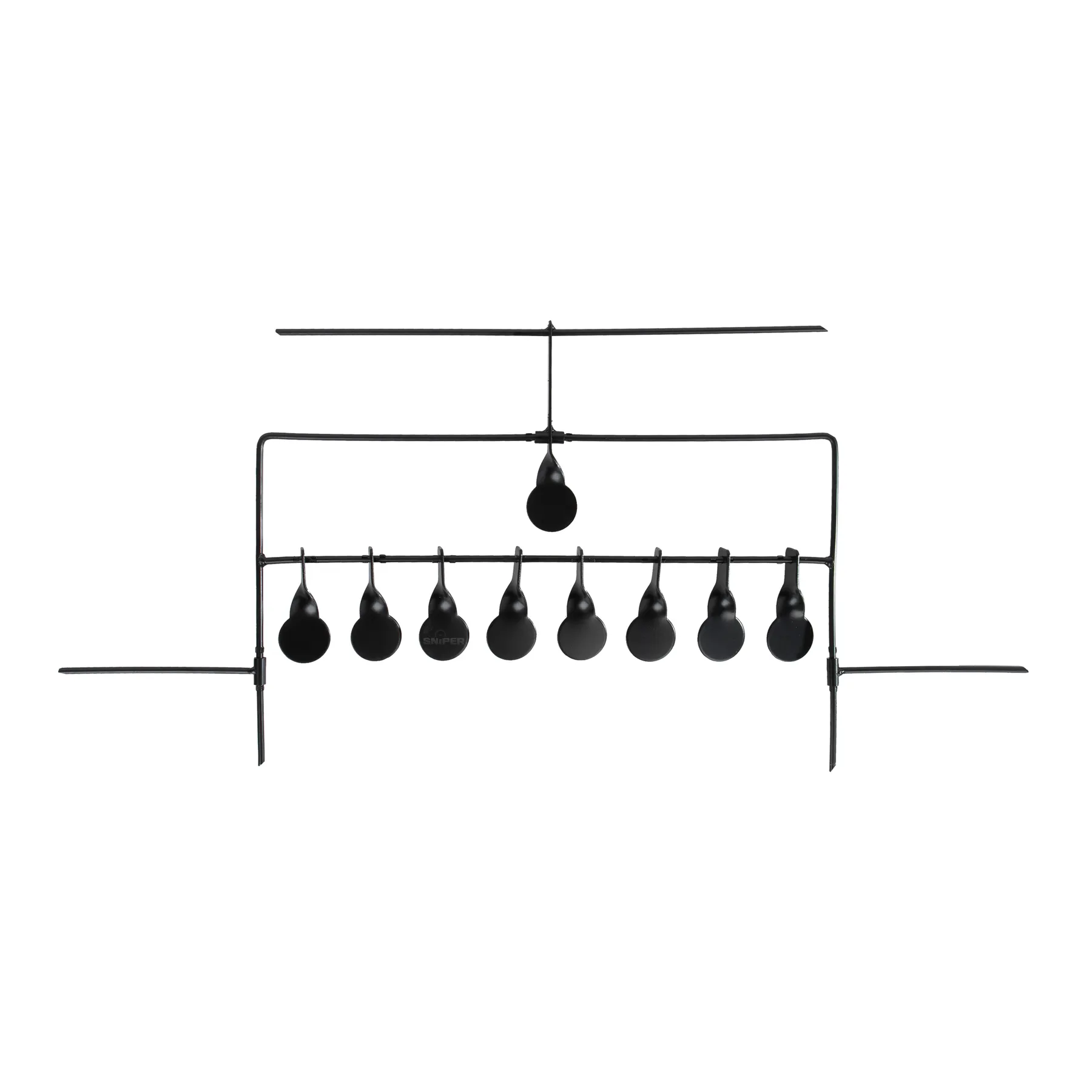 9-Plate Shooting Target