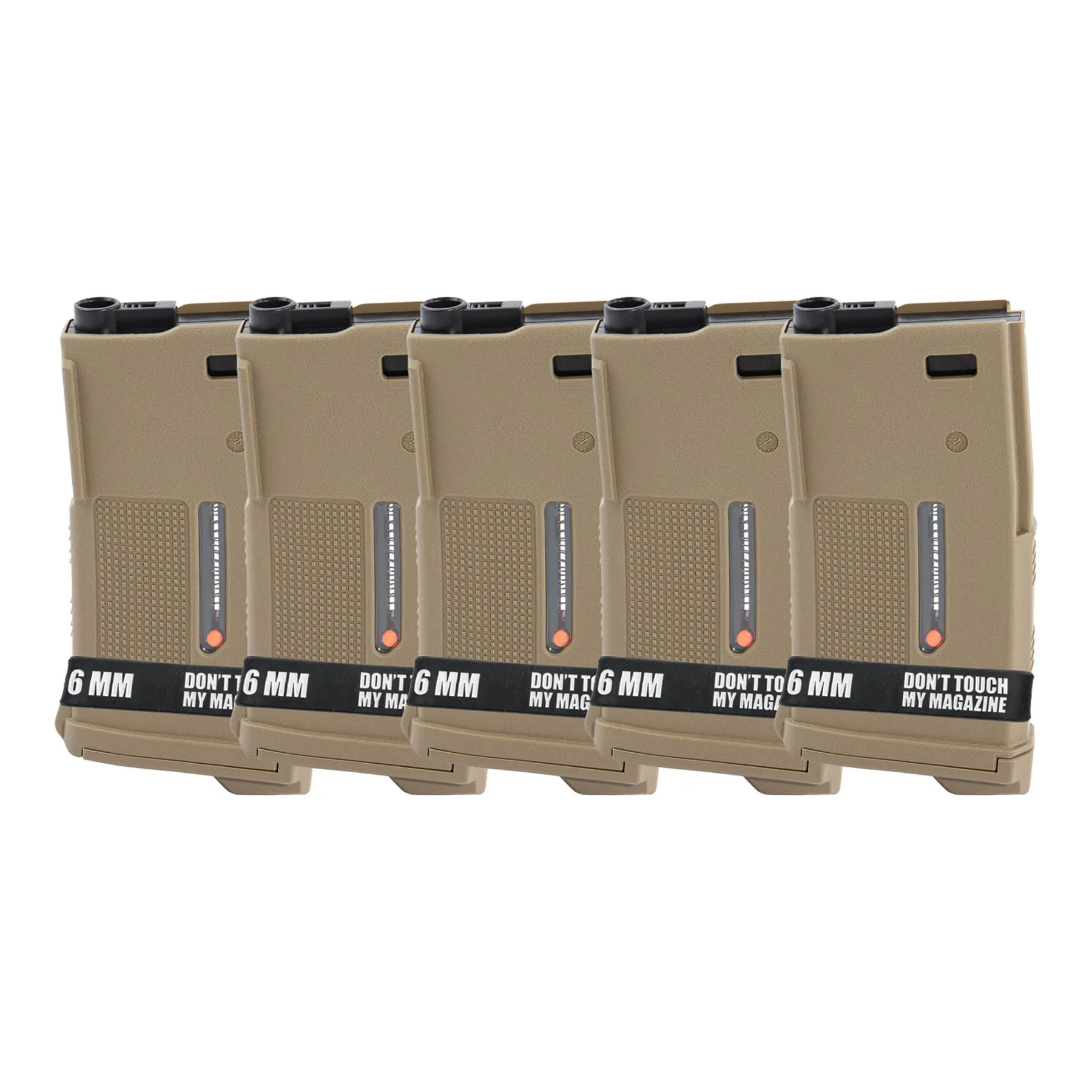 PTS Enhanced Short Magazine 170rds, Dark Earth, 5er-Set