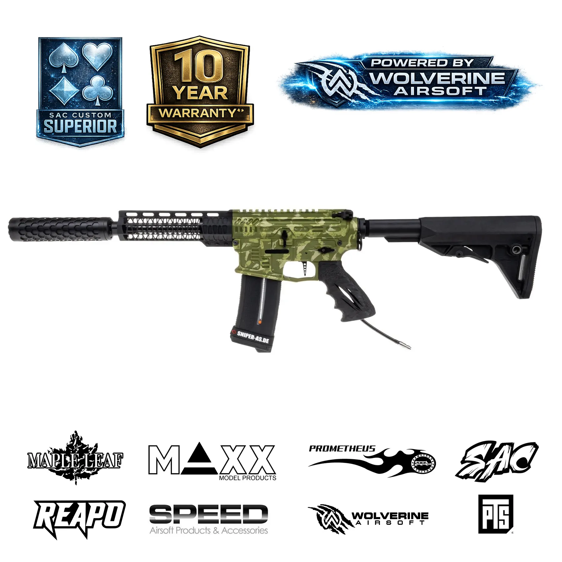 SAC AR SOLID - "Sneaky Raptor", HPA