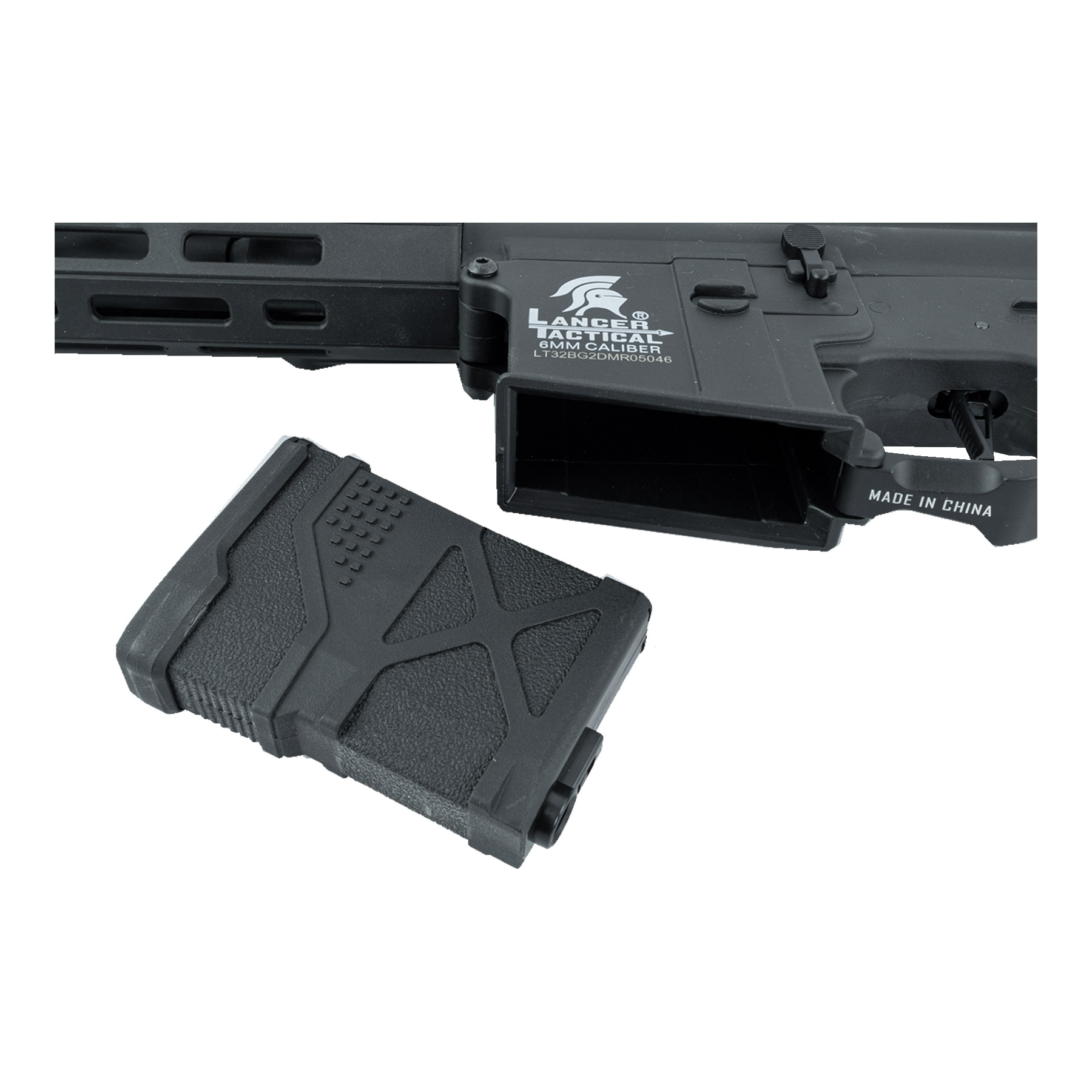 Prep My Airsoft - LT-32 DMR w/ Scope & Bipod (S)AEG, Black