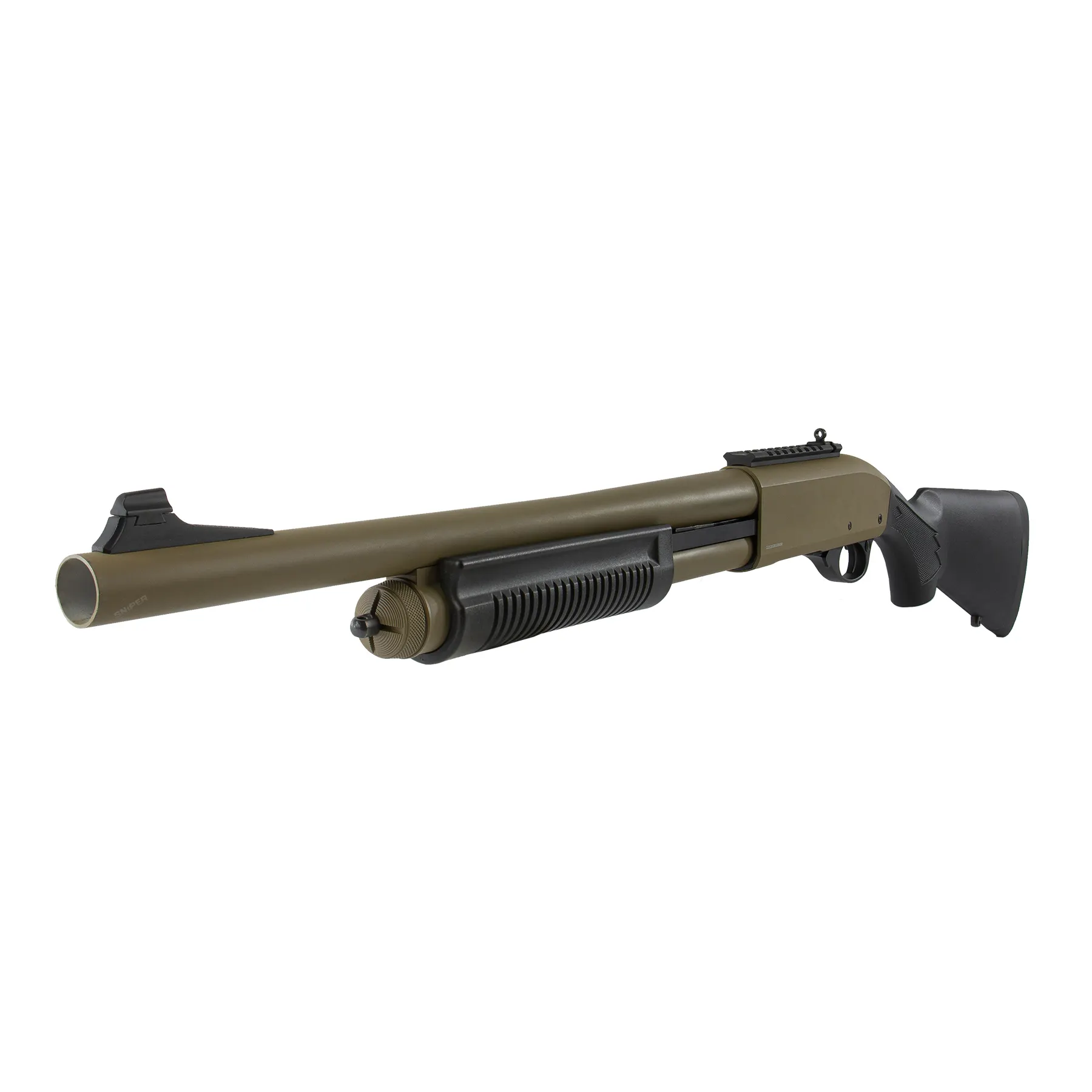 M870 Tri-Shot Action Gas Pumpgun, Tan