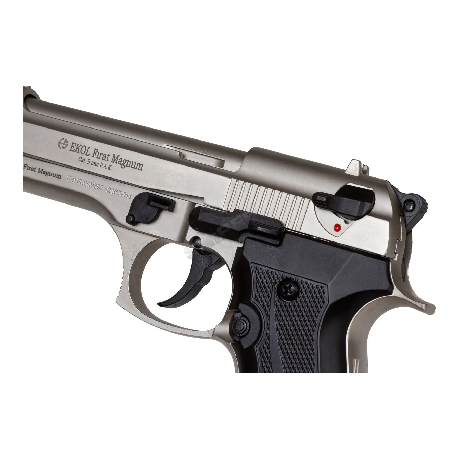 Silvester Bundle #1 EKOL Firat 9mm P.A.K. Schreckschusspistole, Nickel