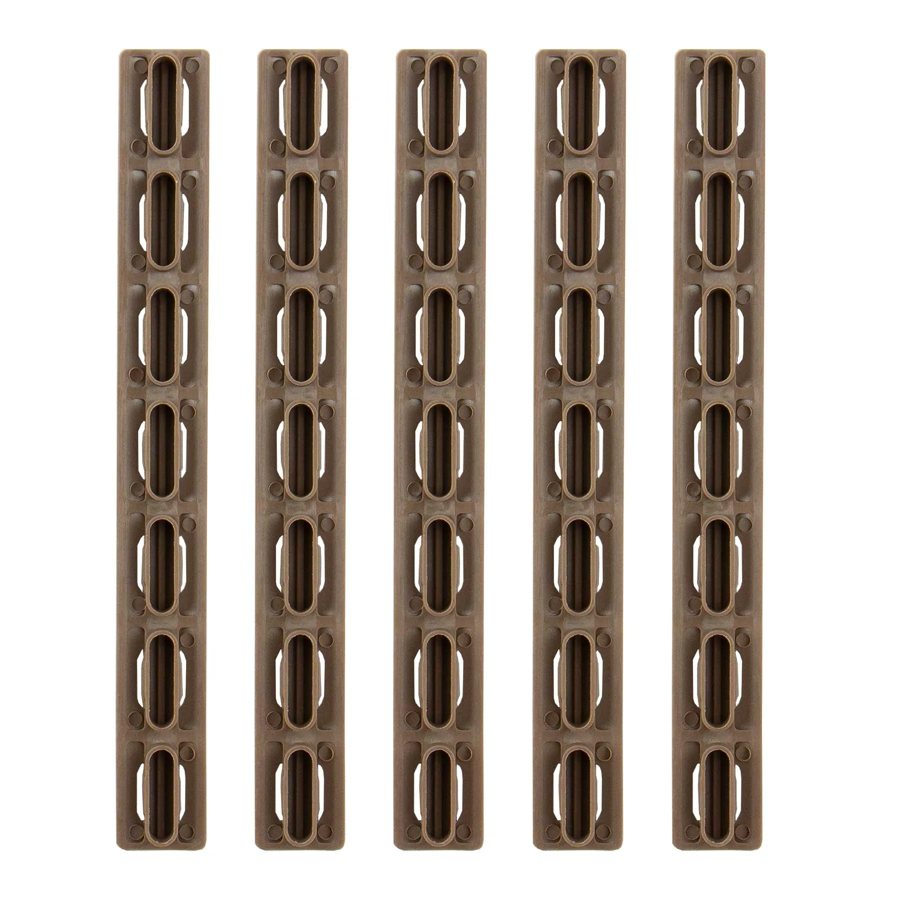 Keymod Rail Panel Kit, 5 pcs, Dark Earth