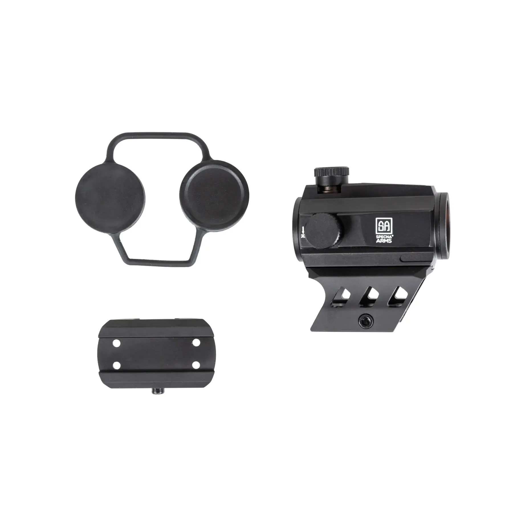 Specna Arms CORE Glide Red Dot Sight w/ High Mount, Black