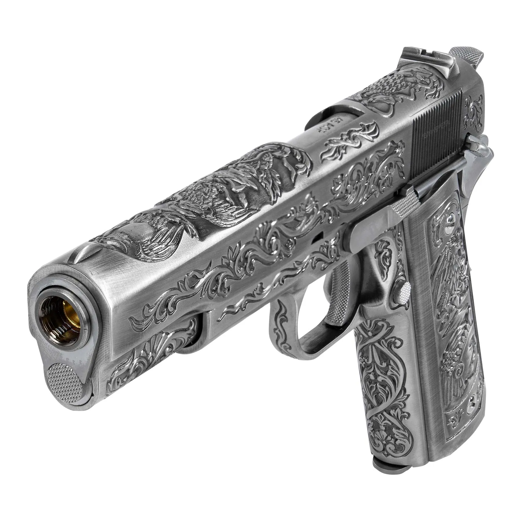 WE M1911 Ornament Full Metal Silver GBB Softair