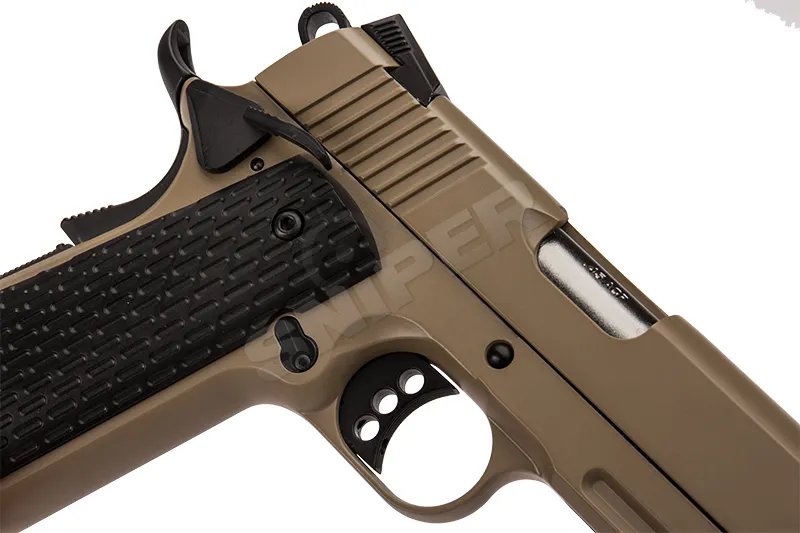1911 Warrior Railed (R28-B) Tan, GBB